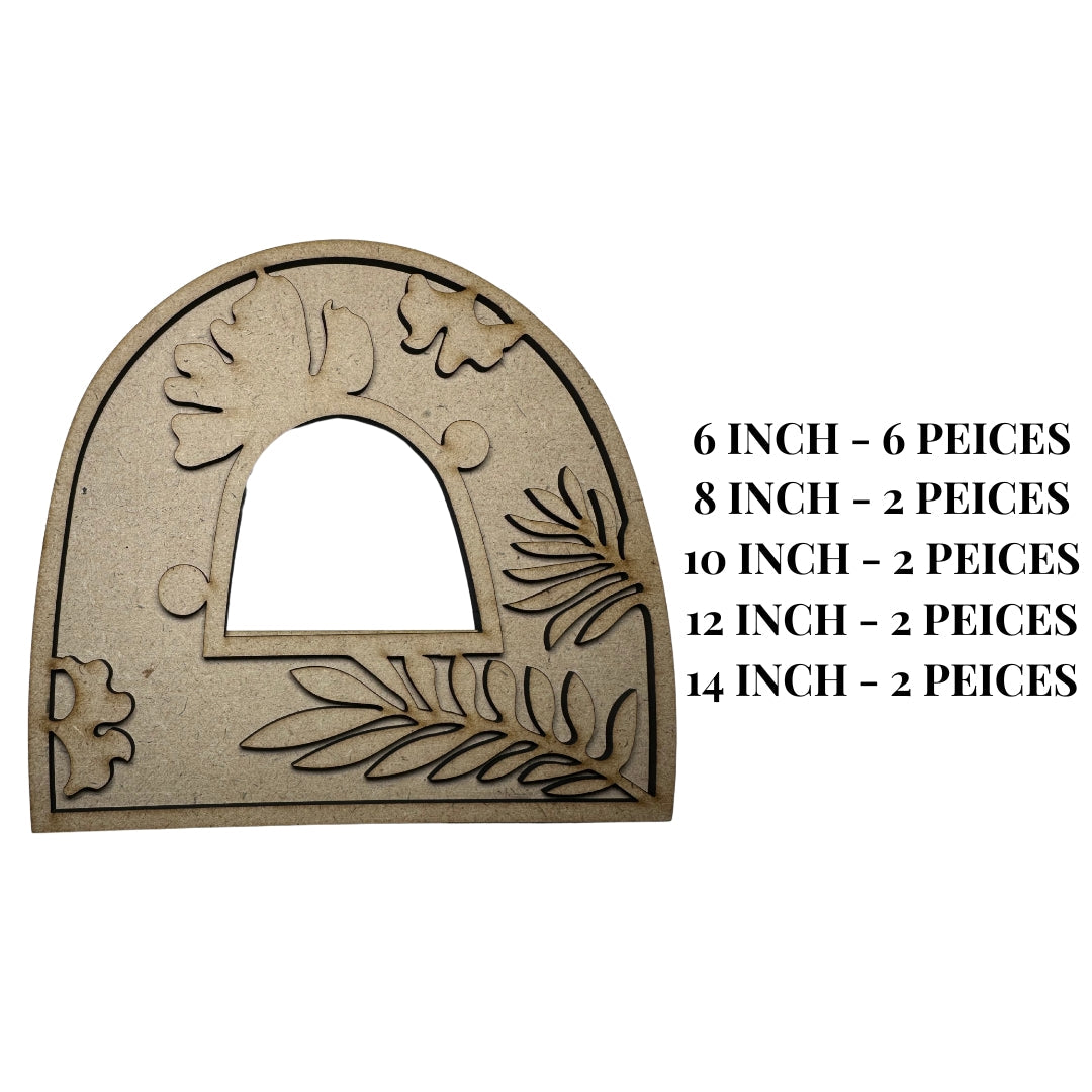 MDF Premarked Fancy cutout -417