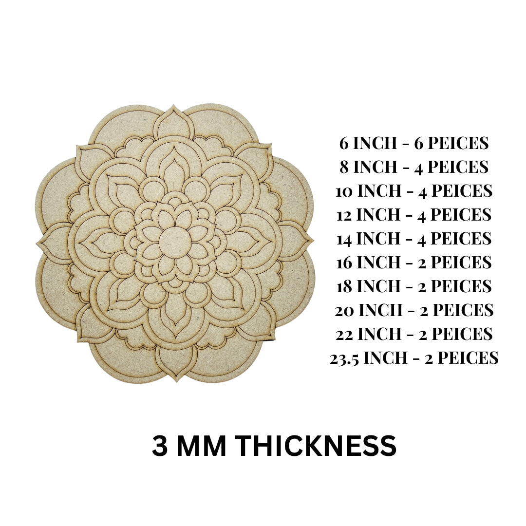 MDF Premarked Fancy shape-379