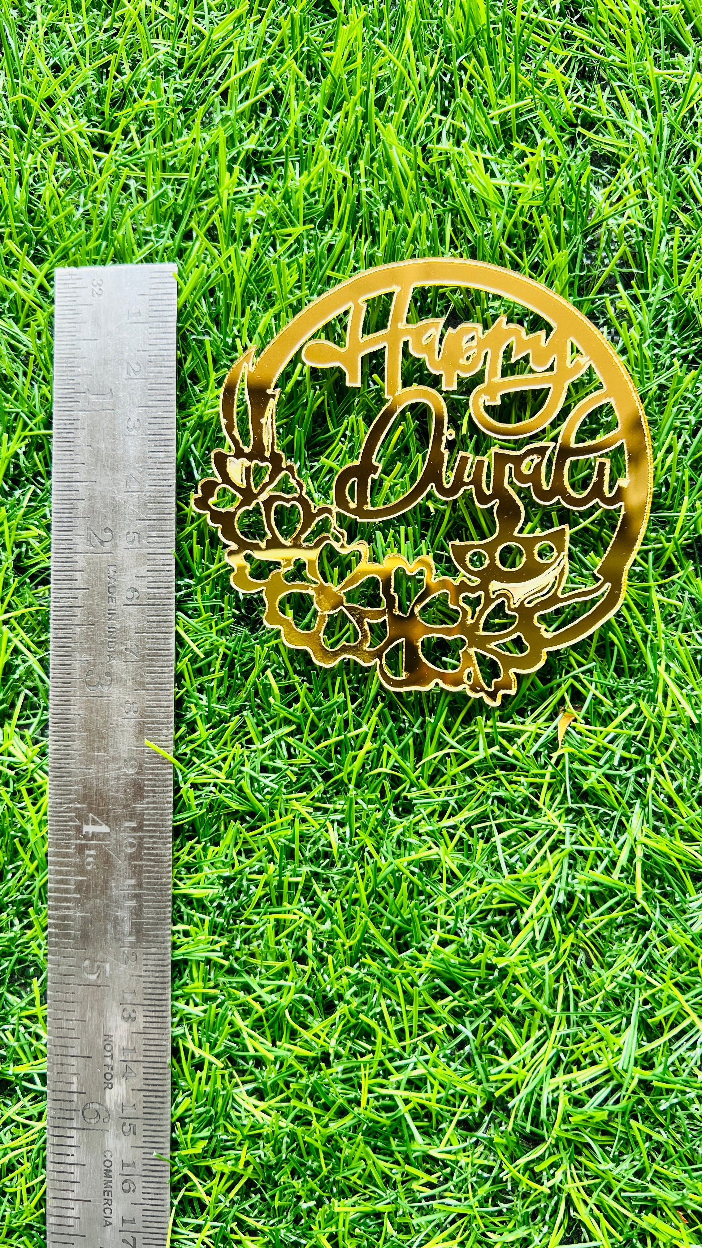 Acrylic Happy Diwali shape A-169