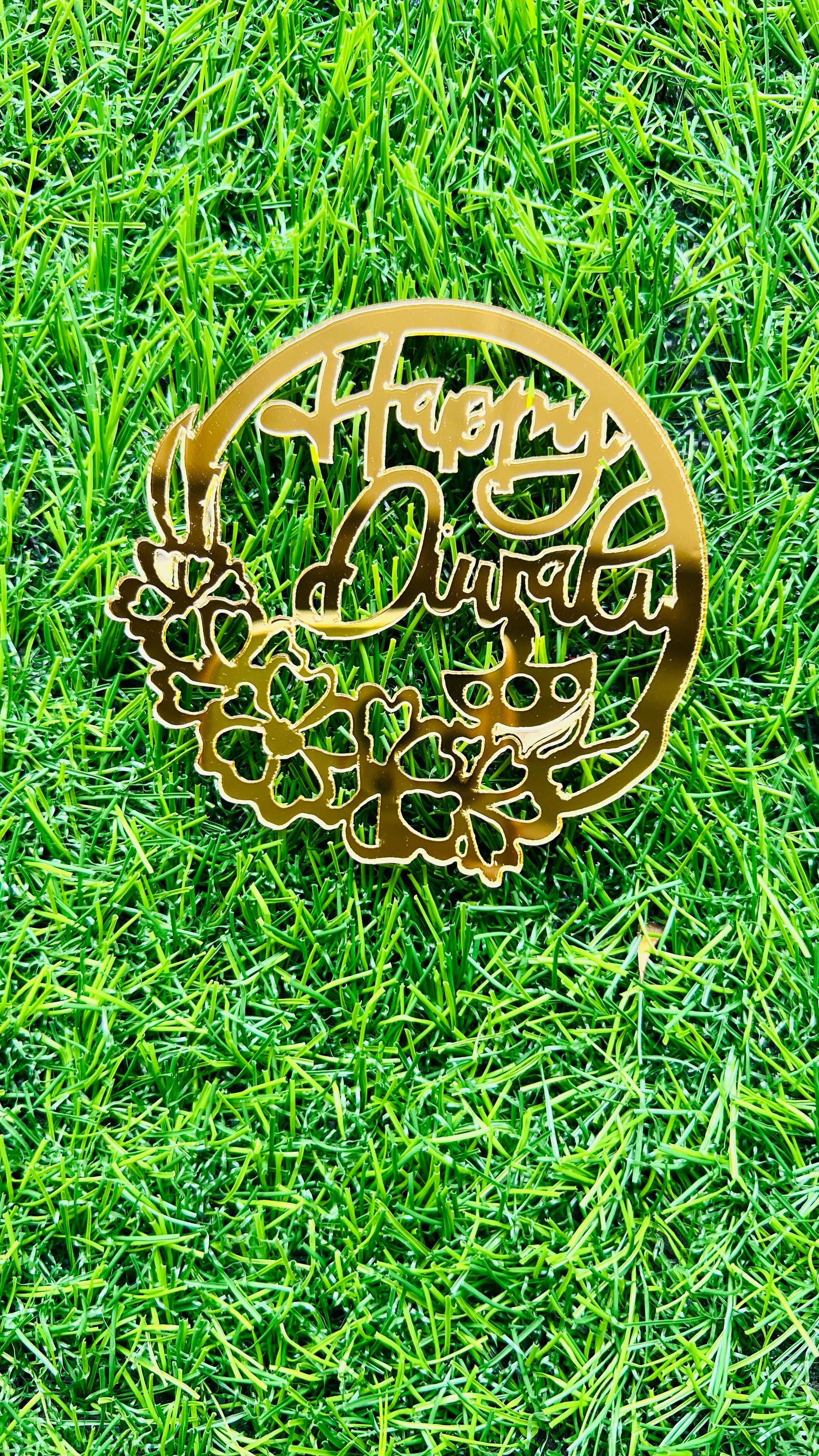 Acrylic Happy Diwali shape A-169