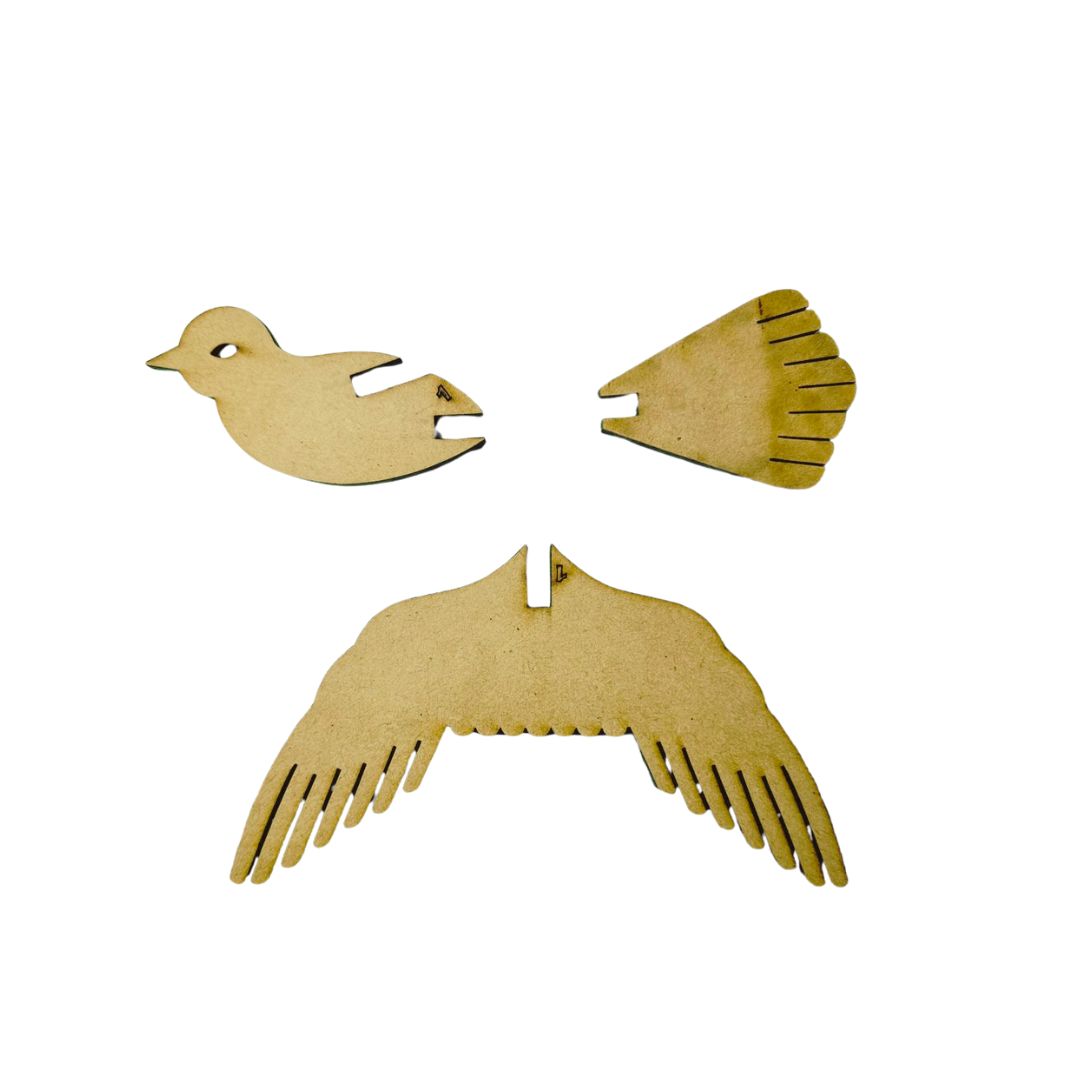 MDF sparrow cutout-444