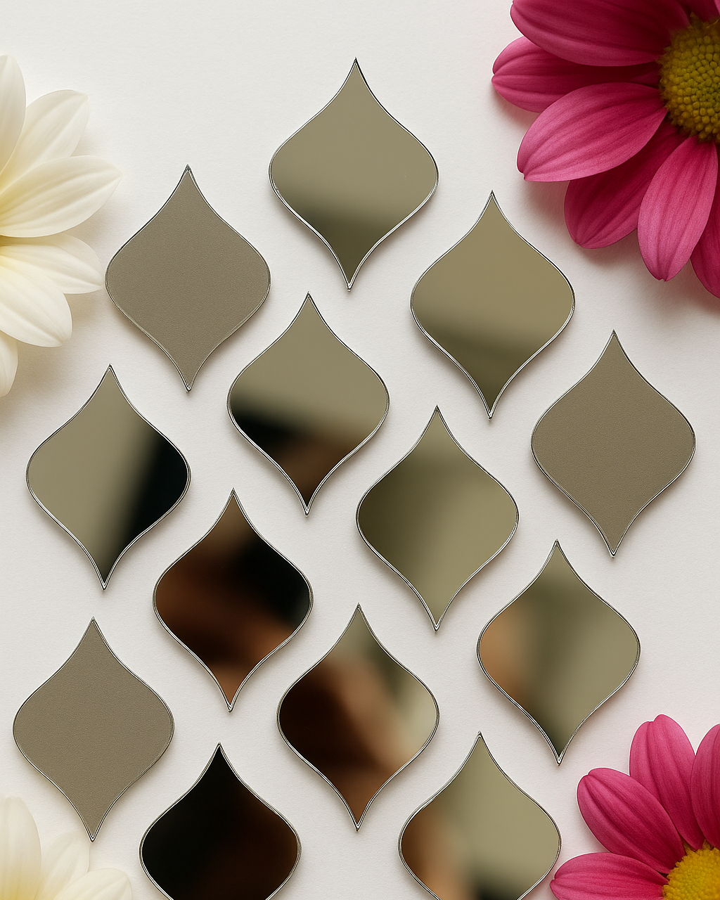 Fancy shape silver mirror-(LF-45)