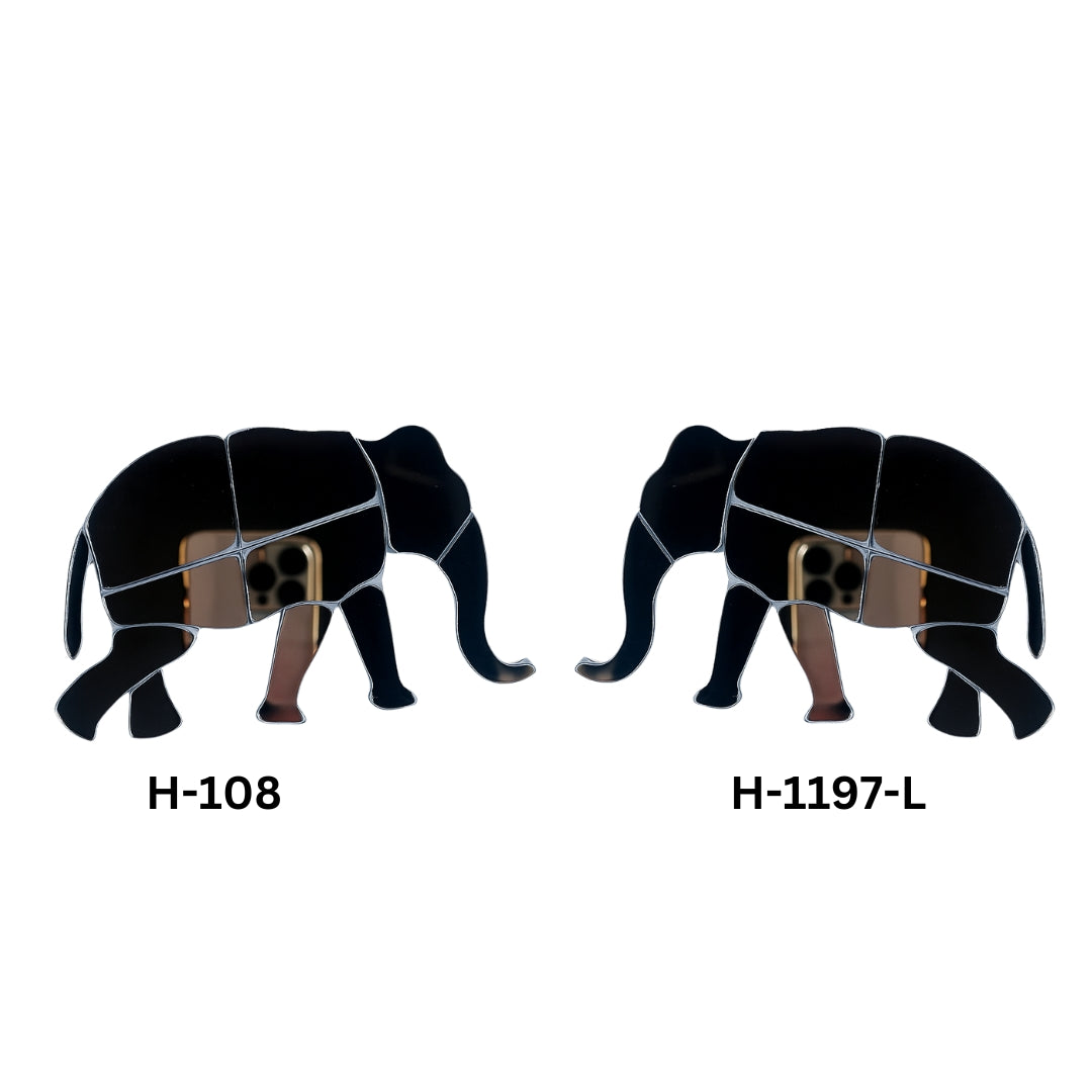 Fancy elephant shape mirror H-108