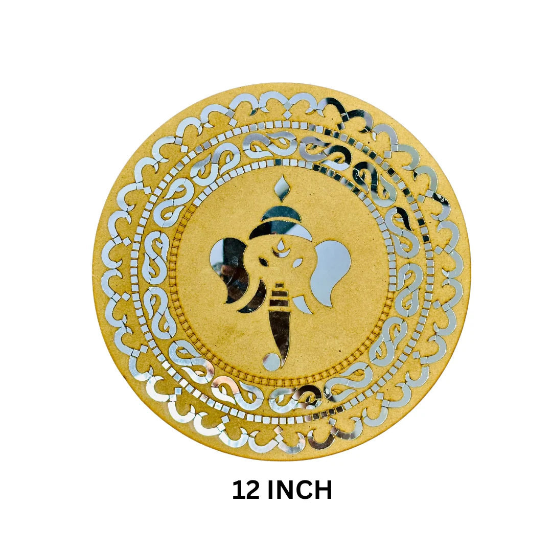 Decorative Premarked round mdf (with mirrors) - 496