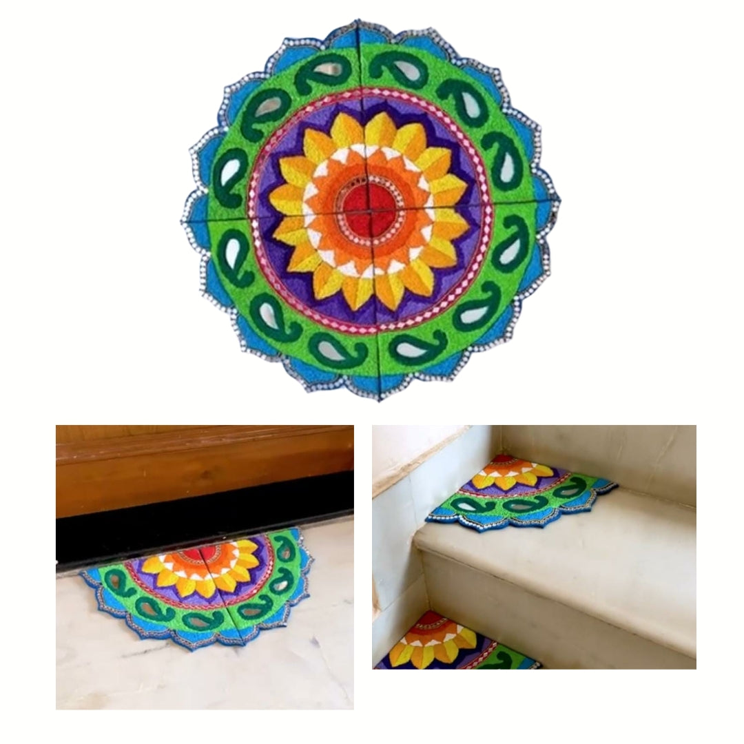 MDF Premarked Round Rangoli cutout-411