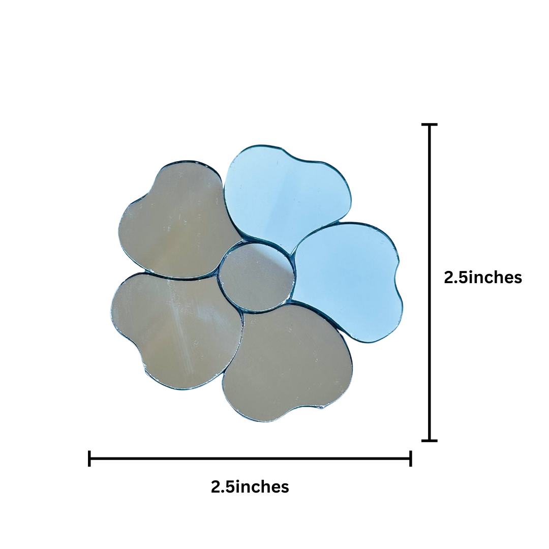 Fancy Flower shape mirror (F 1414)
