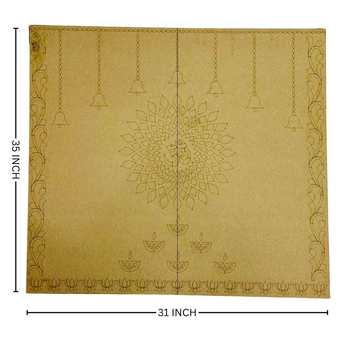 Deocrative premarked panel (with mirrors) - 542