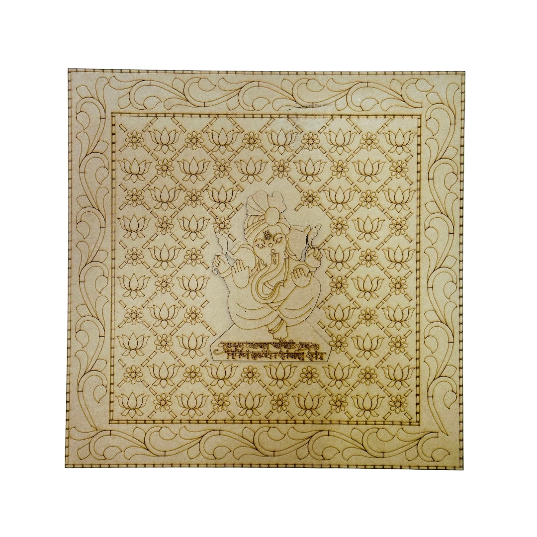 Ganpati Background Frame (with mirrors)-480