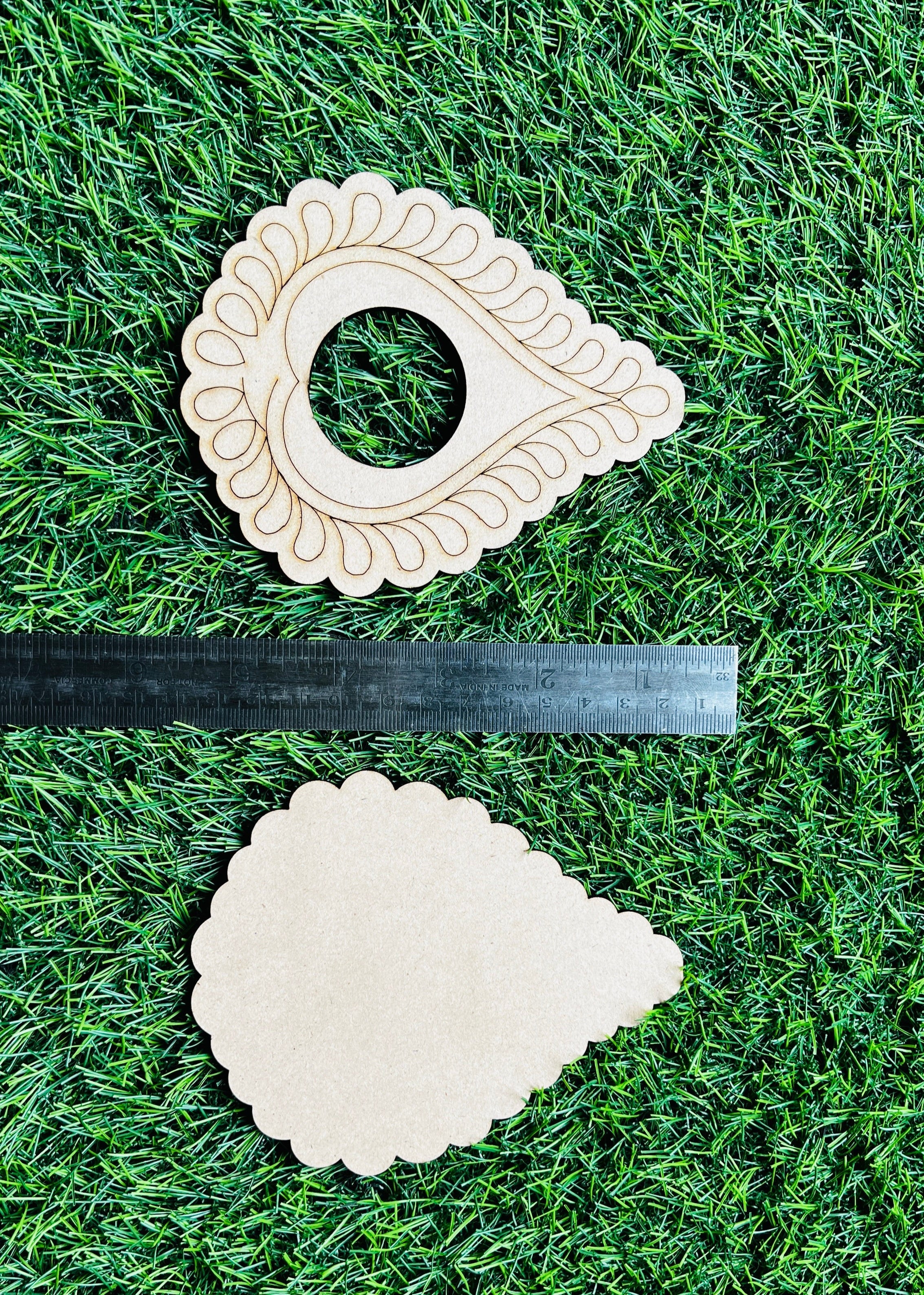 Mdf fancy shape candle holder-236