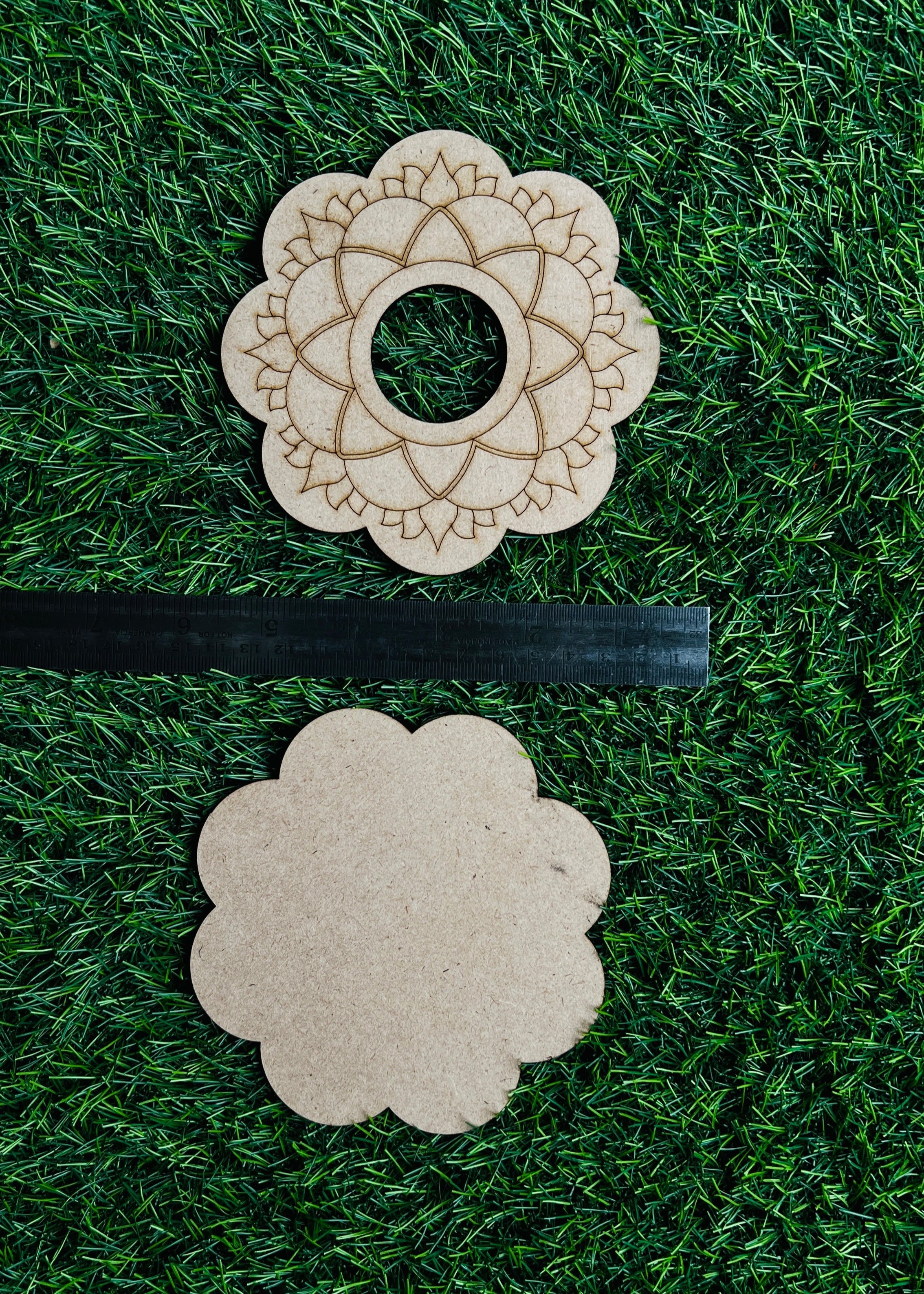 Mdf fancy shape candle holder-237