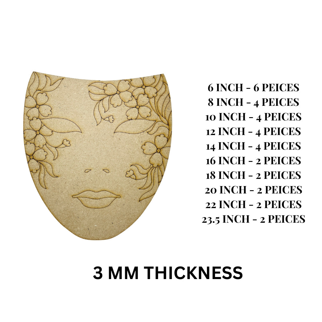 Premarked Fancy mdf cutout-387