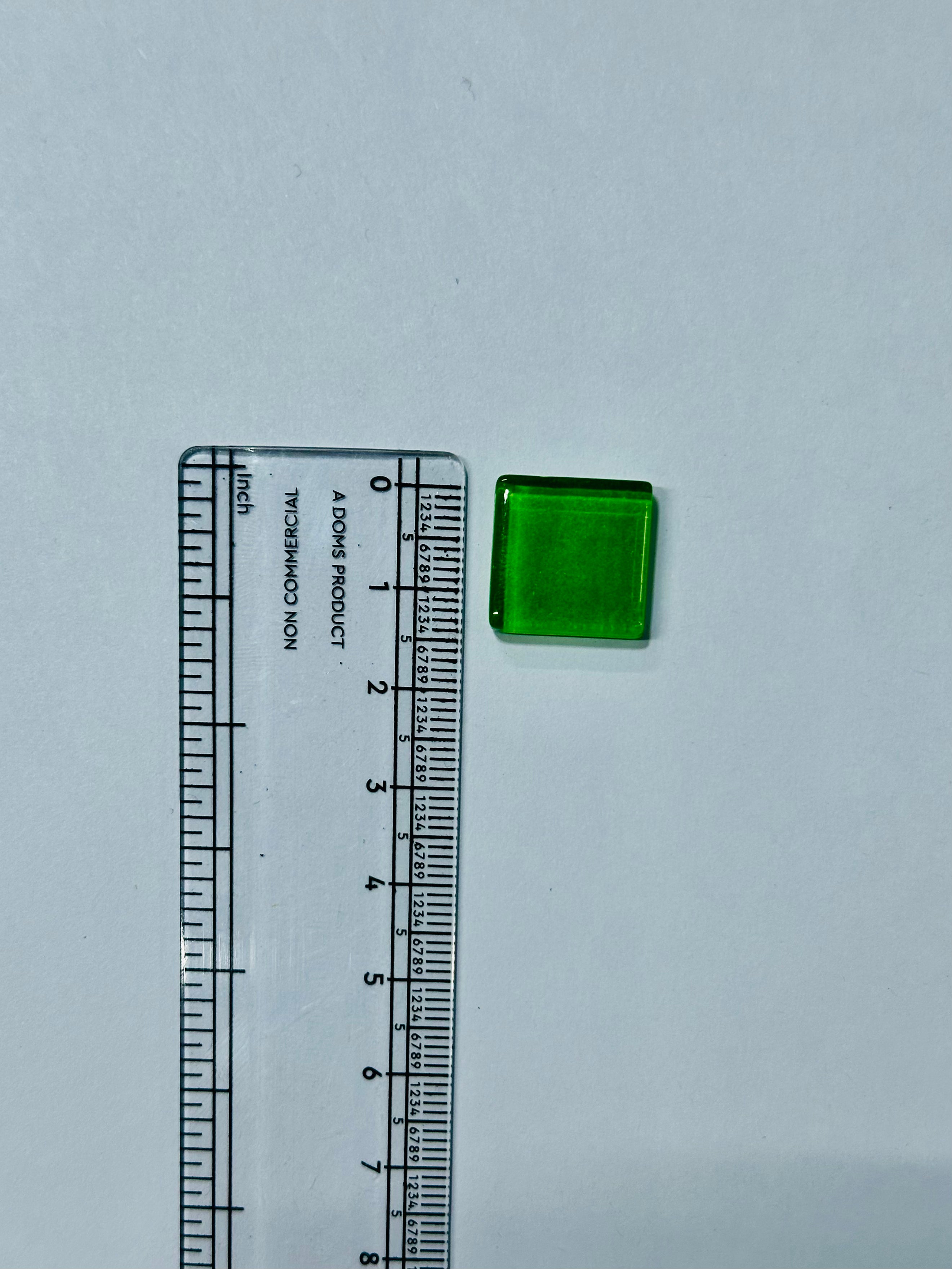 SQUARE SHAPE MANTIS GREEN BRIGHT COLOUR MOSAIC TILES-537