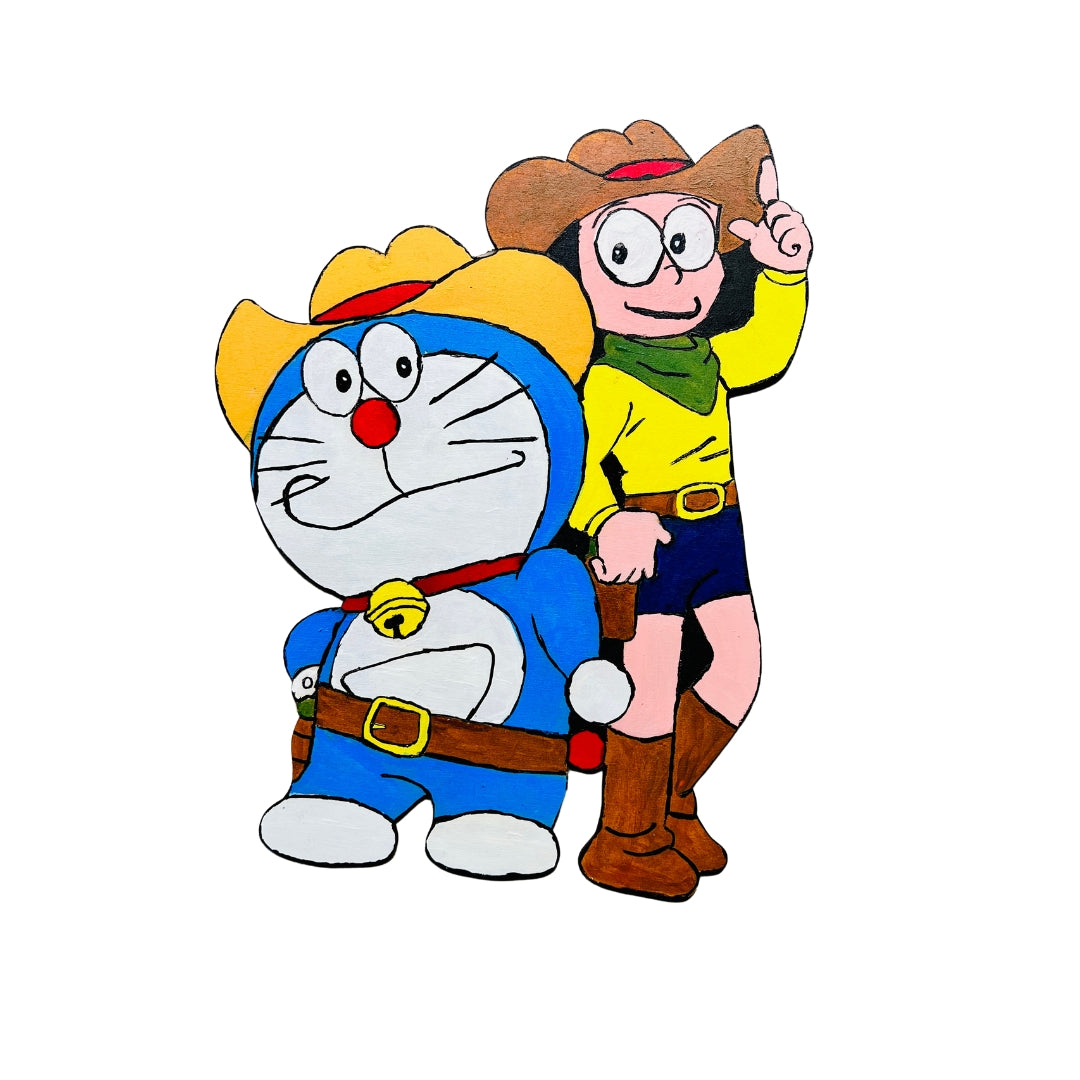 Doreamon Cutout Drawing Kit-348 (302)