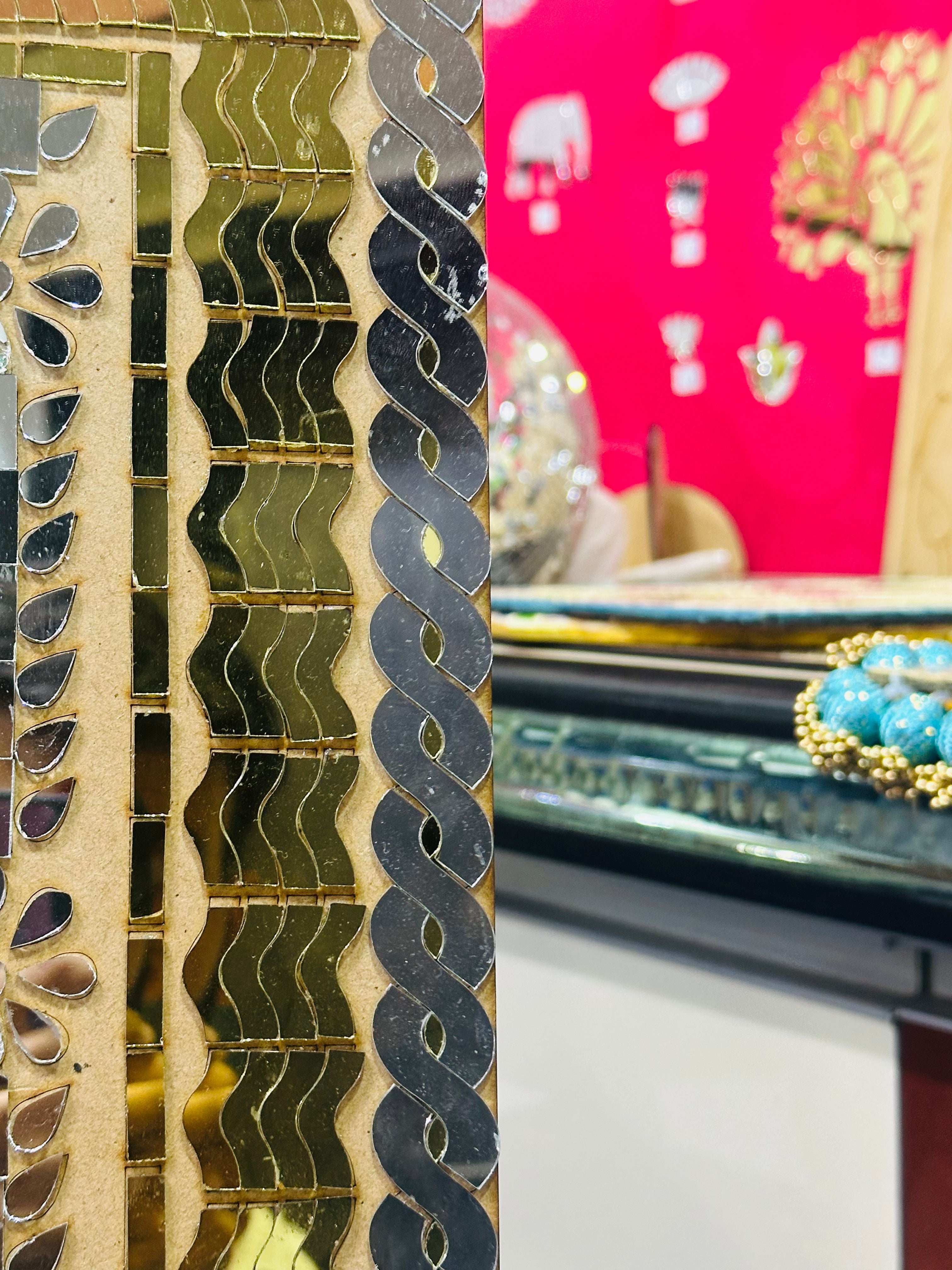 Fancy shape mirror-(H-9)