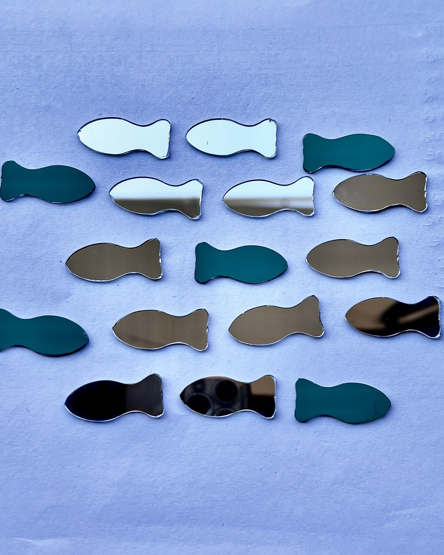 Fancy Fish shape mirror F-27