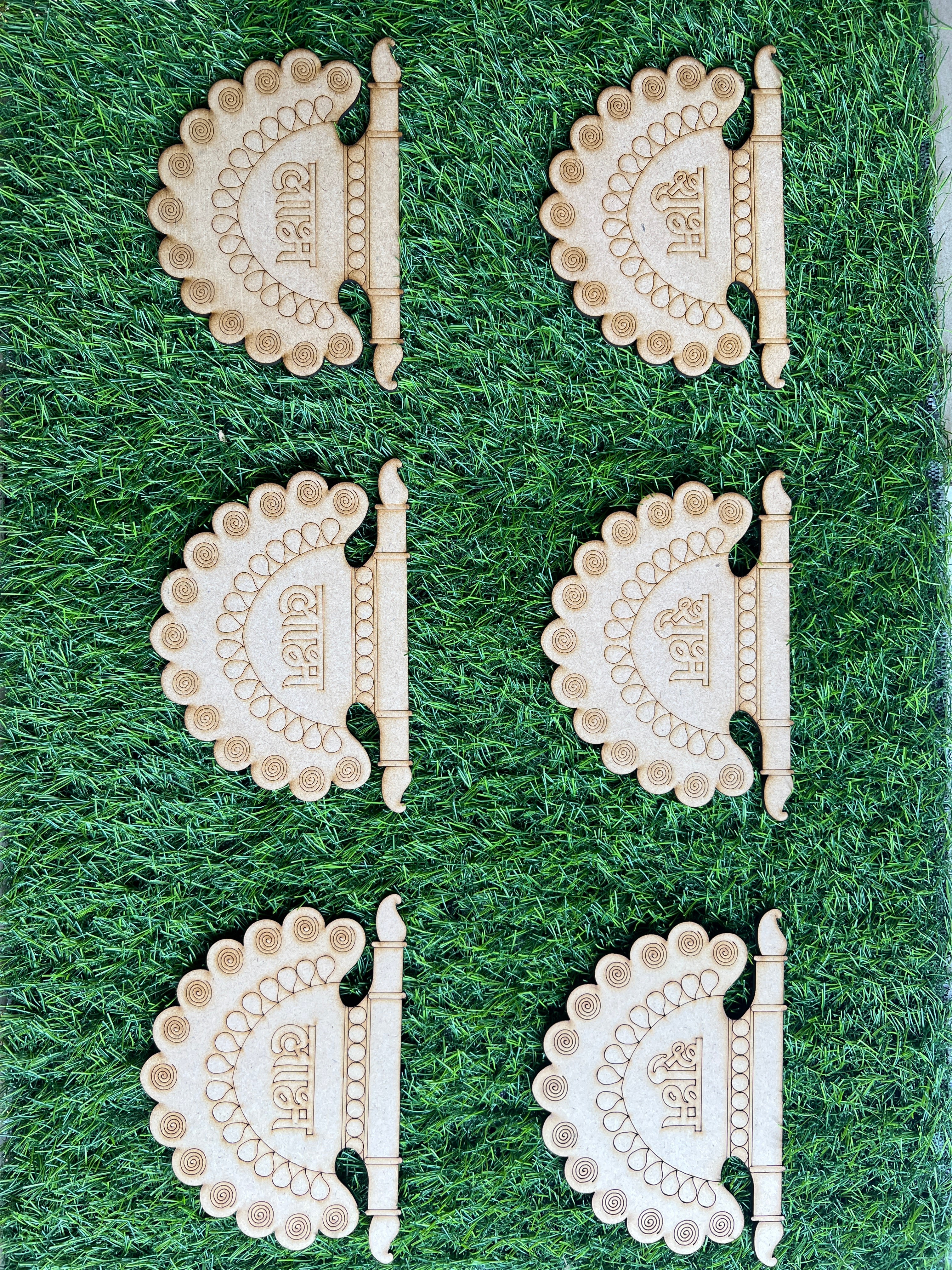 MDF Premarked shubh-labh shape-137