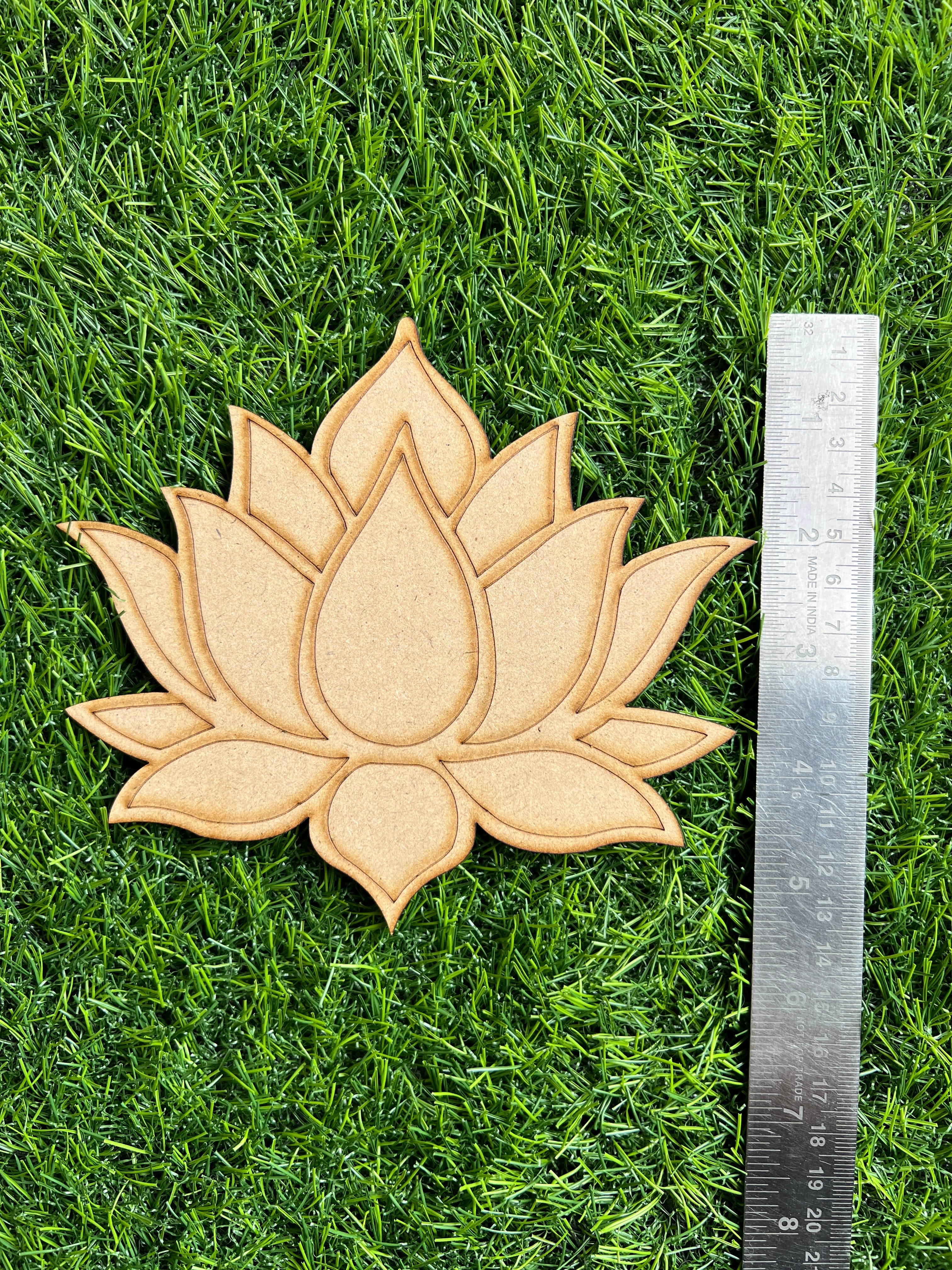 MDF Premarked lotus cutout-14