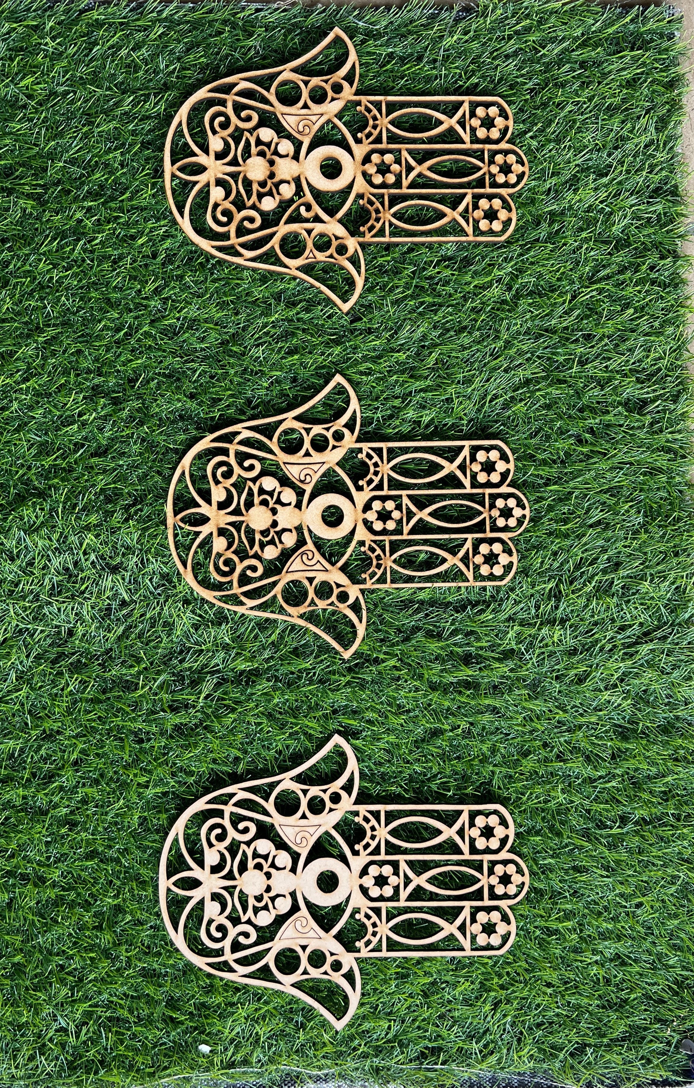 Premarked palm fancy shape-136