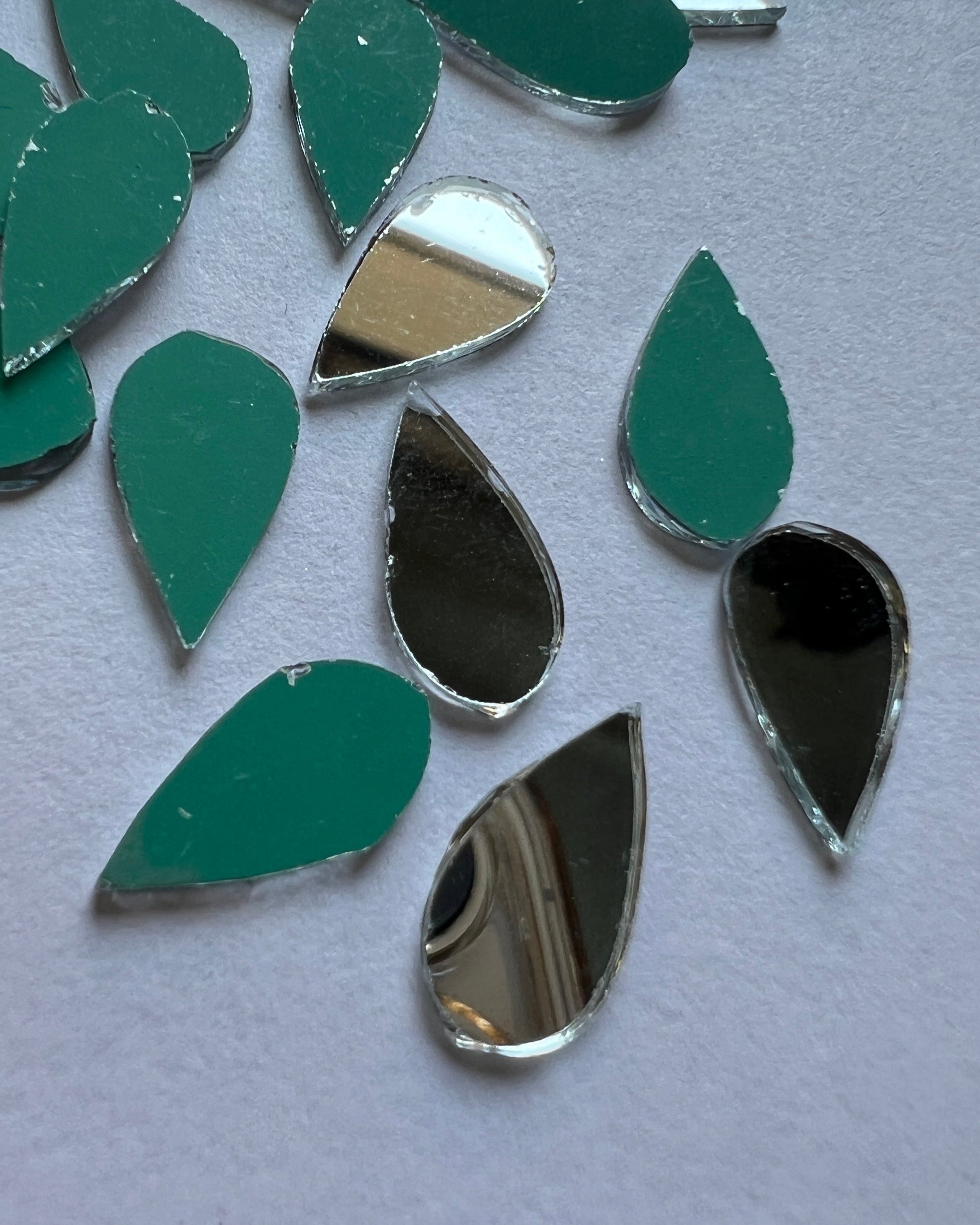 Almond shape mirror All