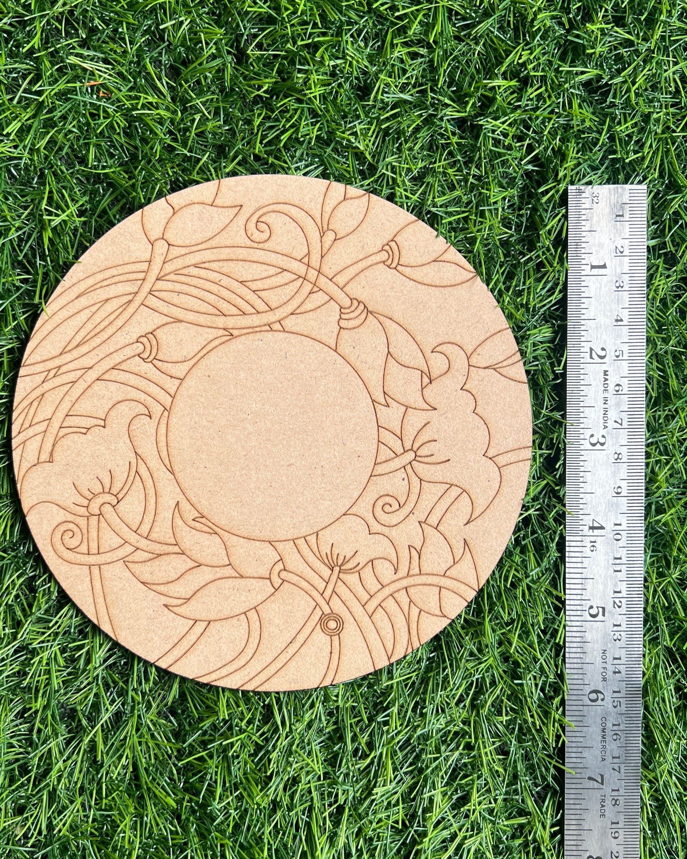 MDF Premarked Rangoli shape-176