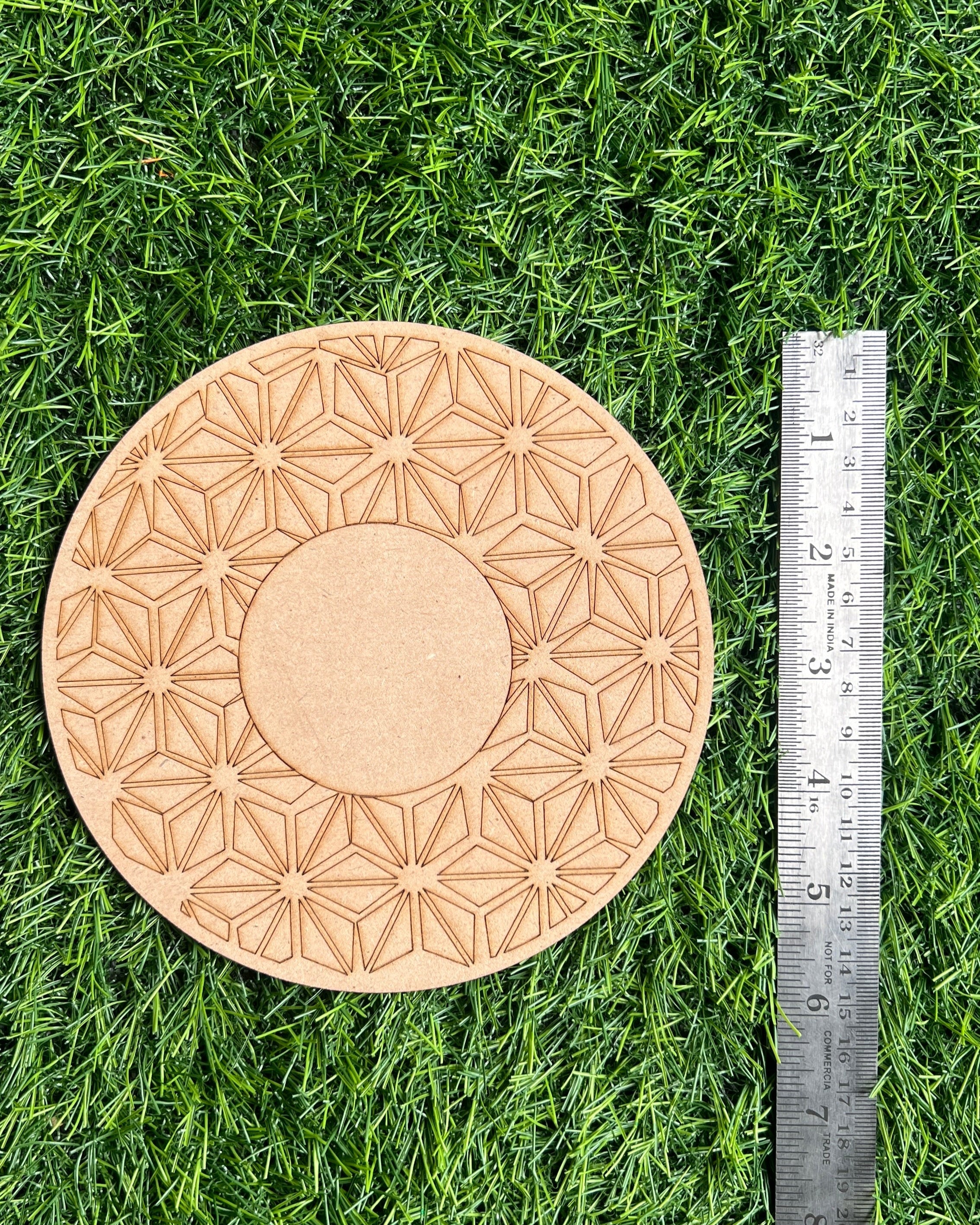MDF Premarked Round shape-175