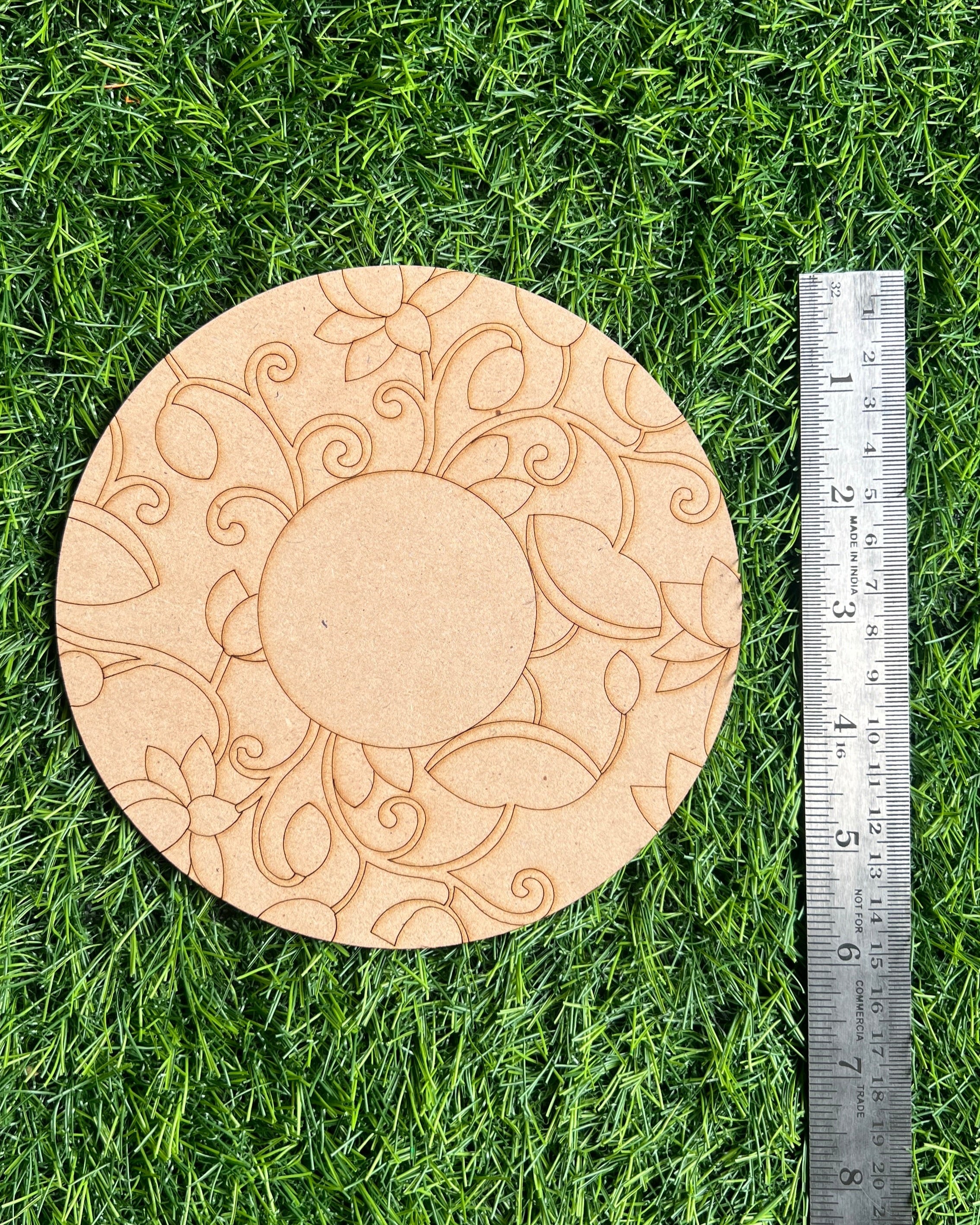 MDF Premarked Rangoli shape-174