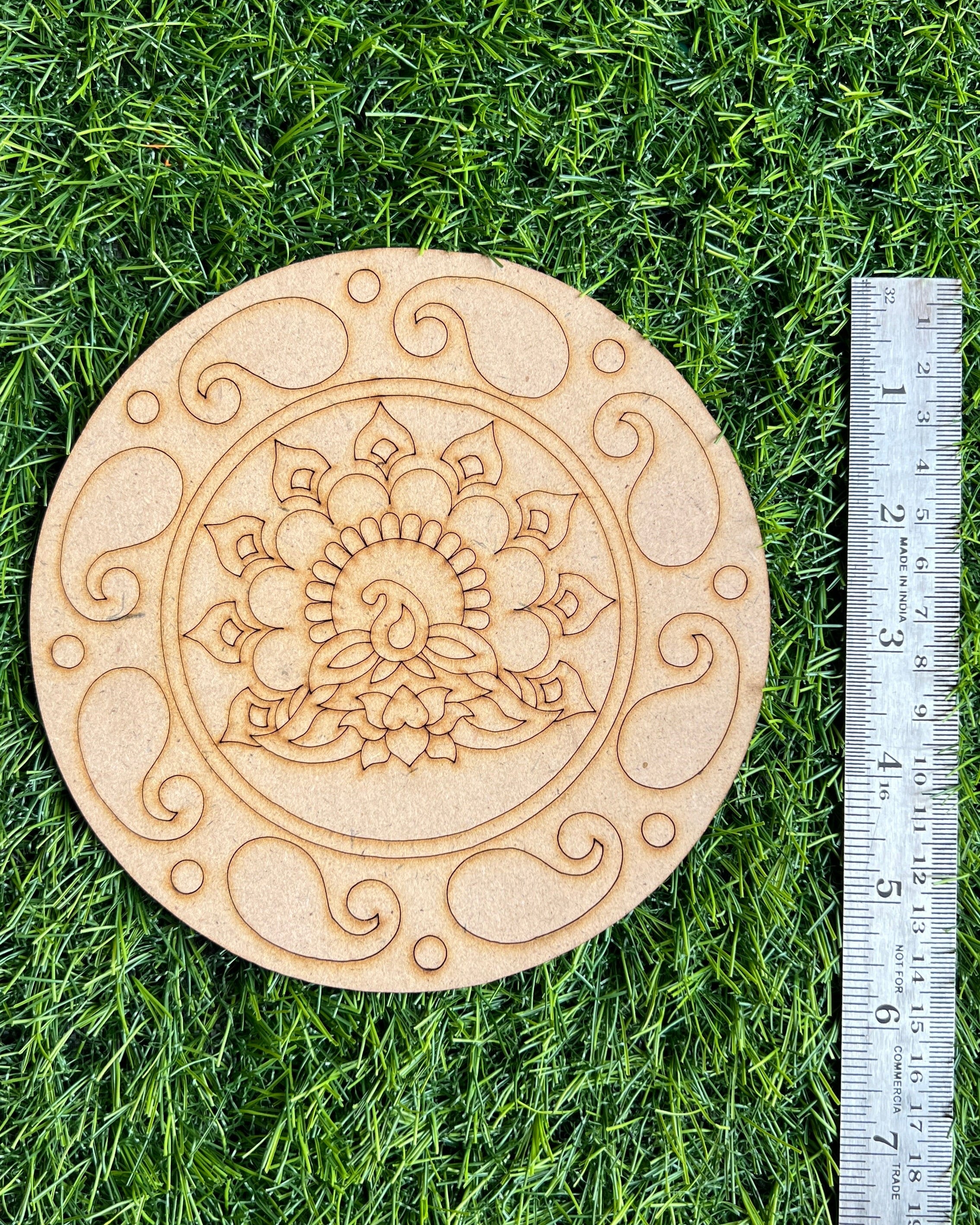MDF Premarked Round shape-161