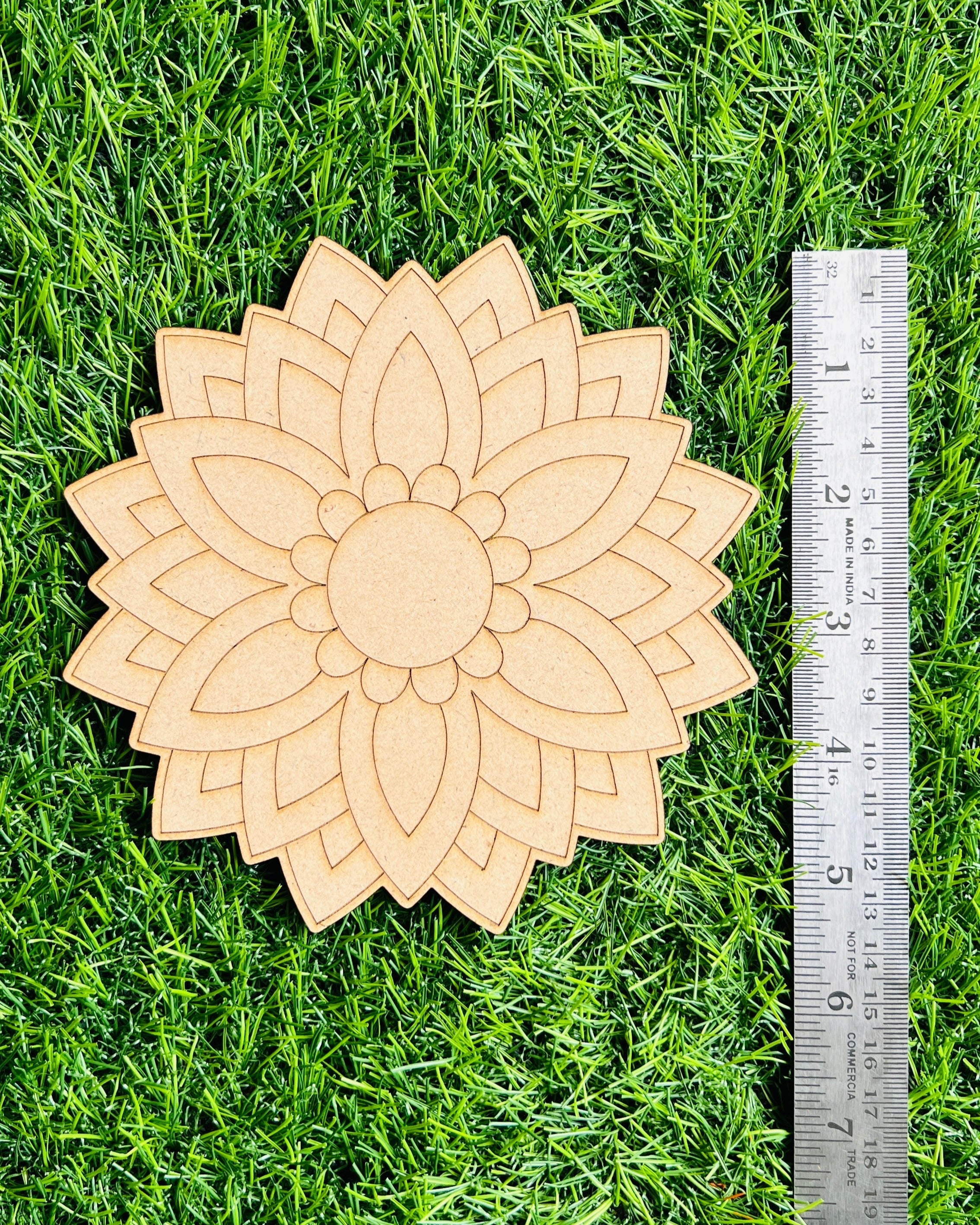 MDF Premarked Flower cutout-101