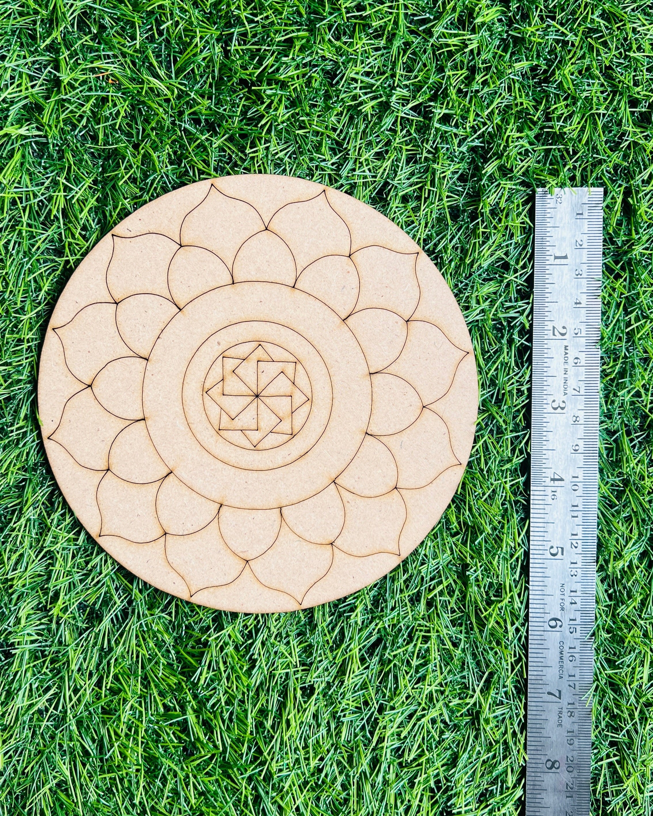 Premarked Rangoli shape MDF-158