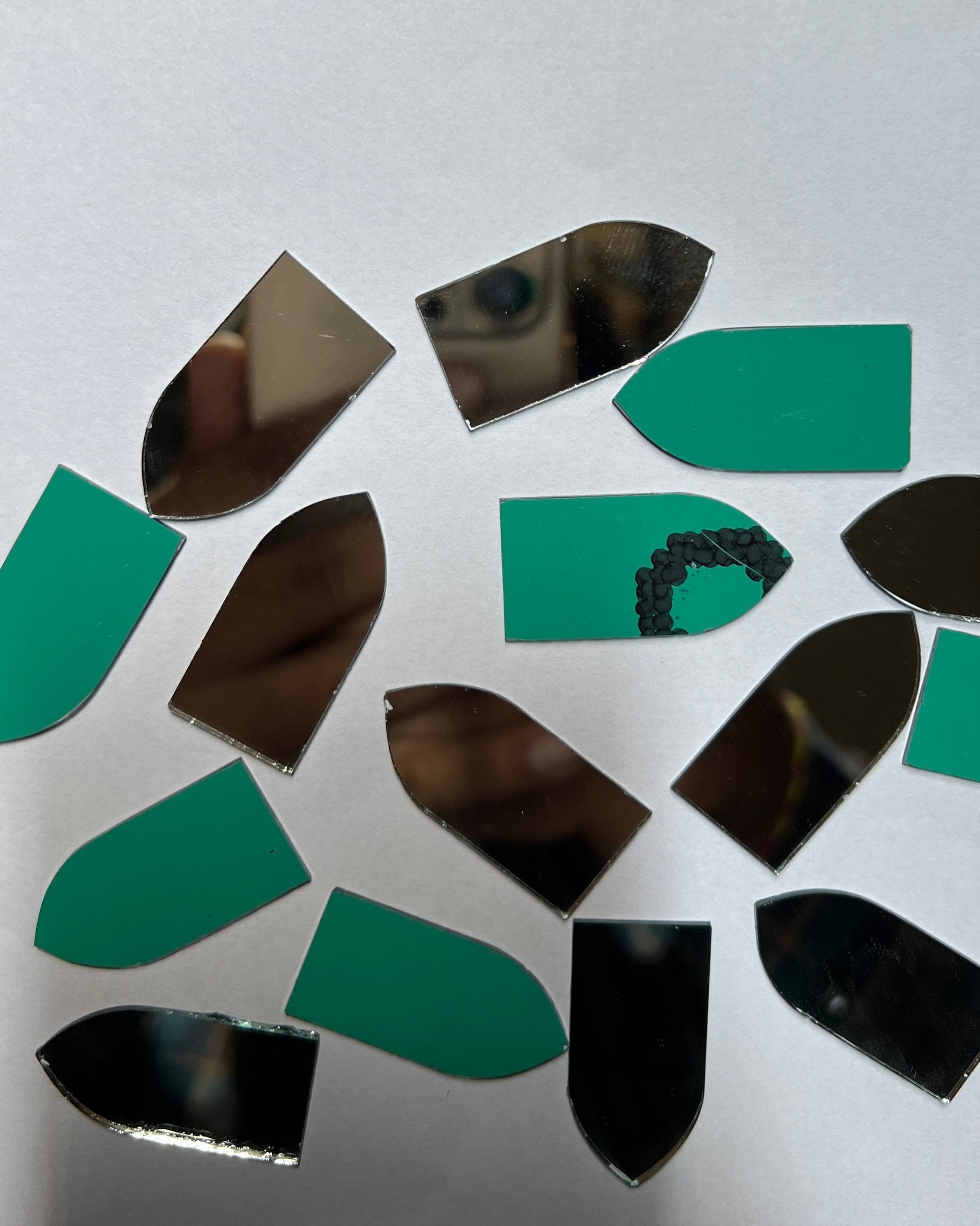 Fancy bullet shape mirror Q-27,29