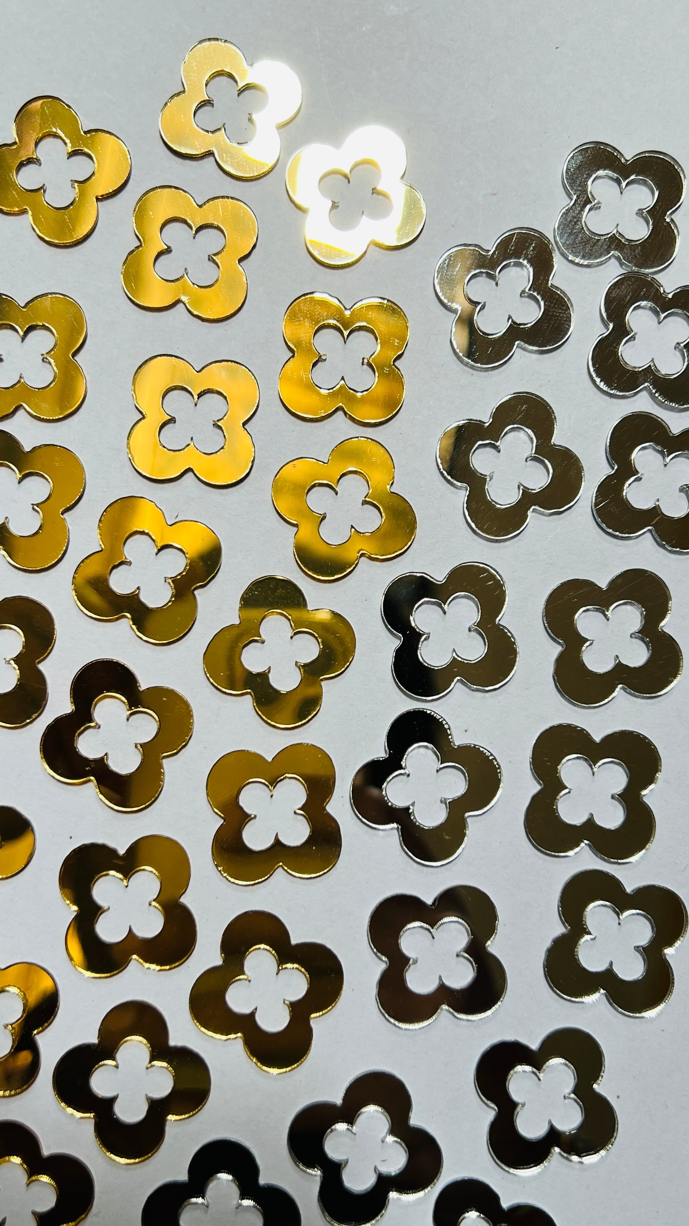 Acrylic fancy shape mirror A-113