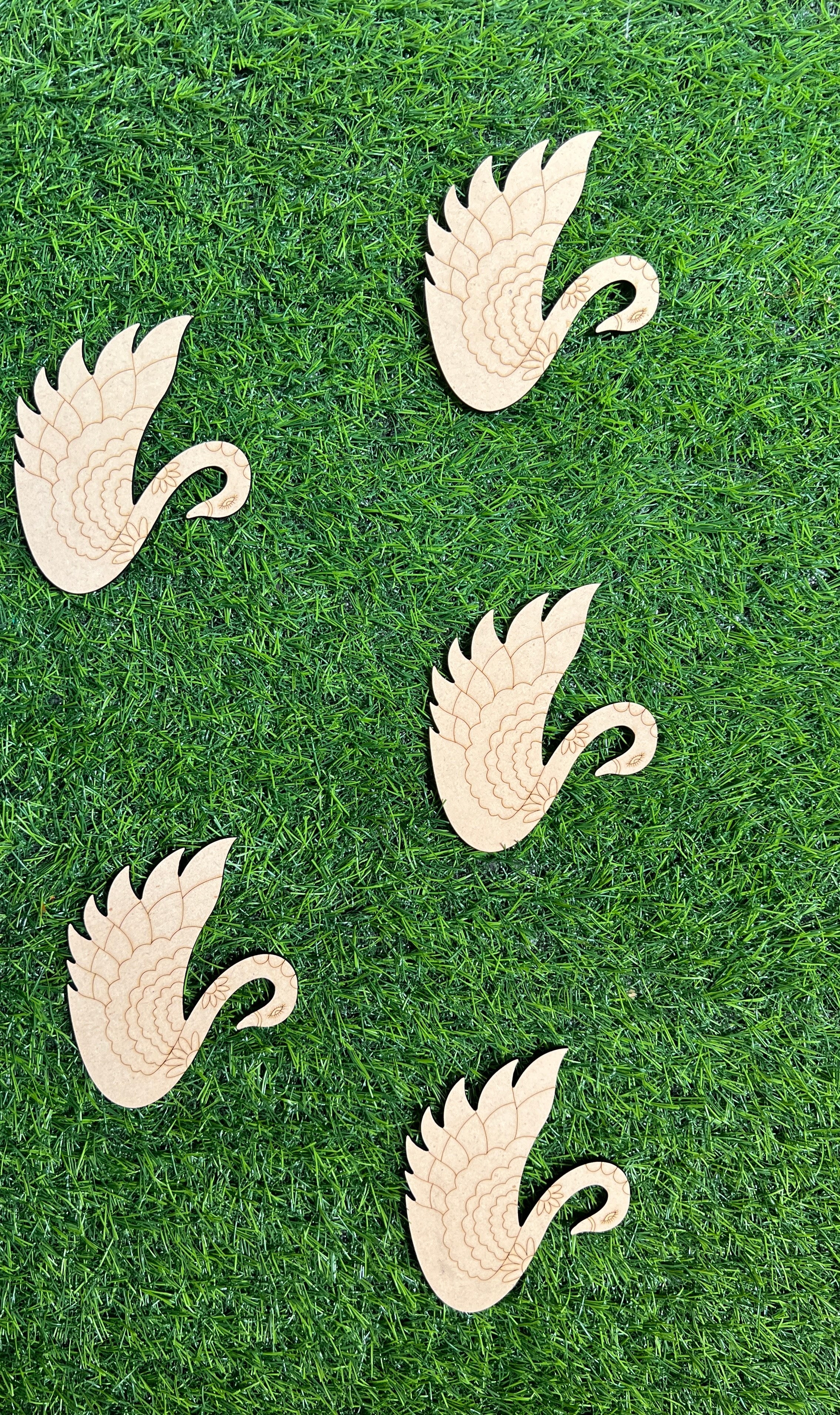 MDF Premarked duck cutout-43