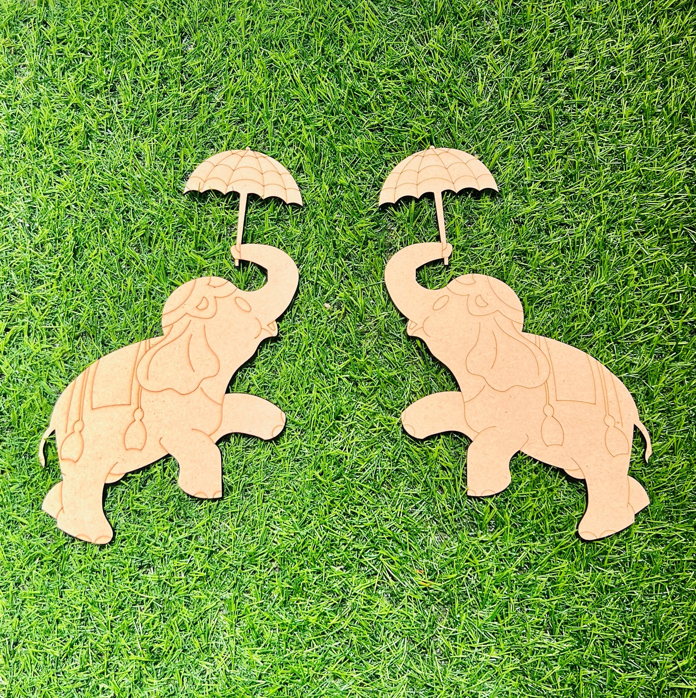Mdf elephant cutout-118