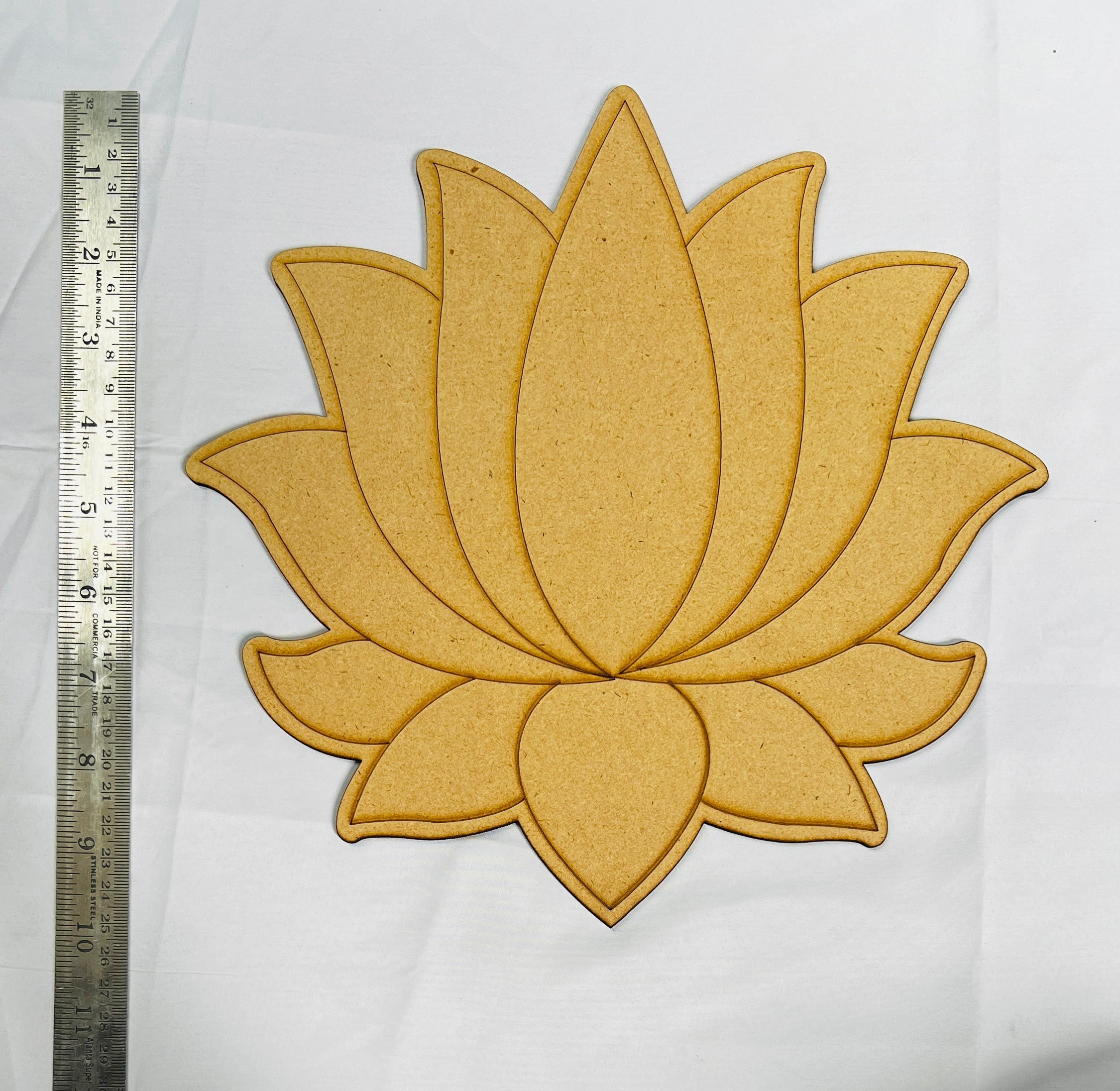 Mdf Premarked Lotus cutout-66