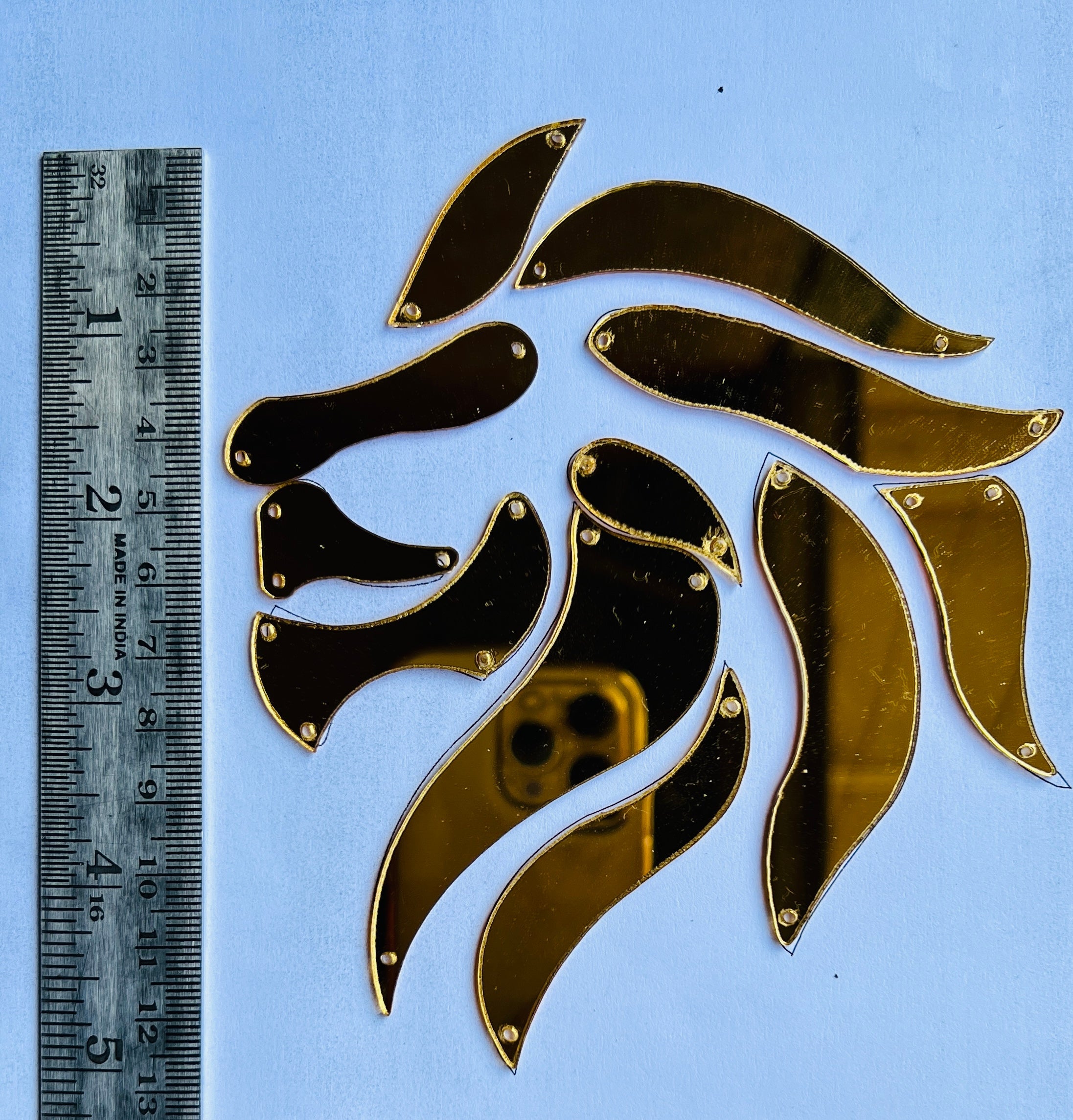 Acrylic fancy shape Lion A-164