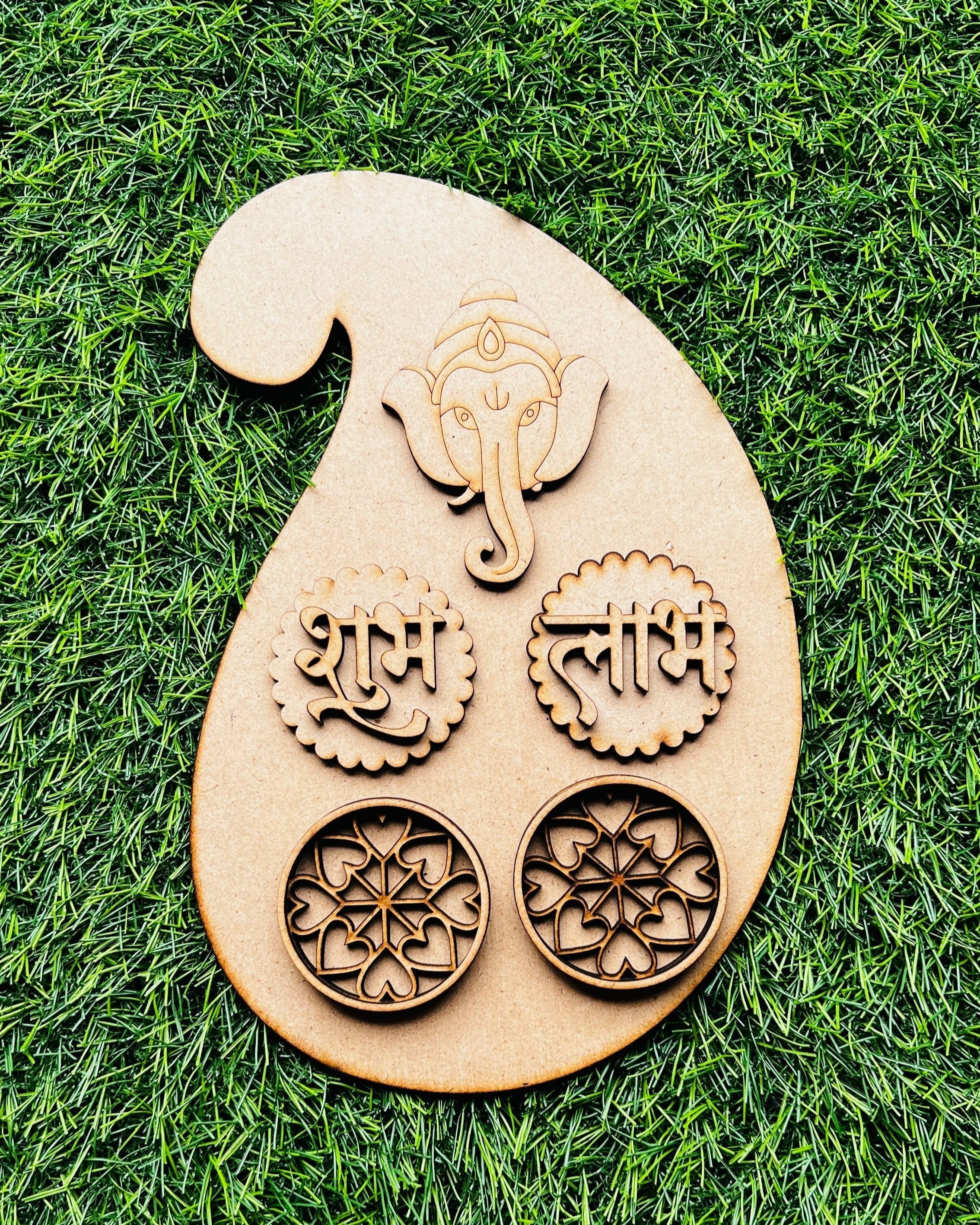 Mdf Fancy Shape(4 piece)-264