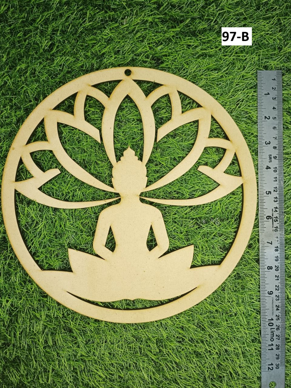 Premarked round shape lord buddha design-97