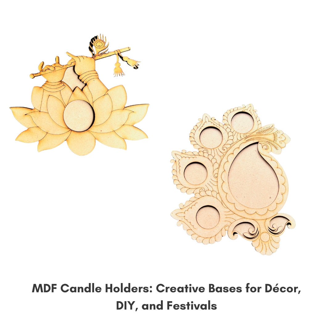 MDF Candle Holders: Creative Bases for Décor, DIY, and Festivals