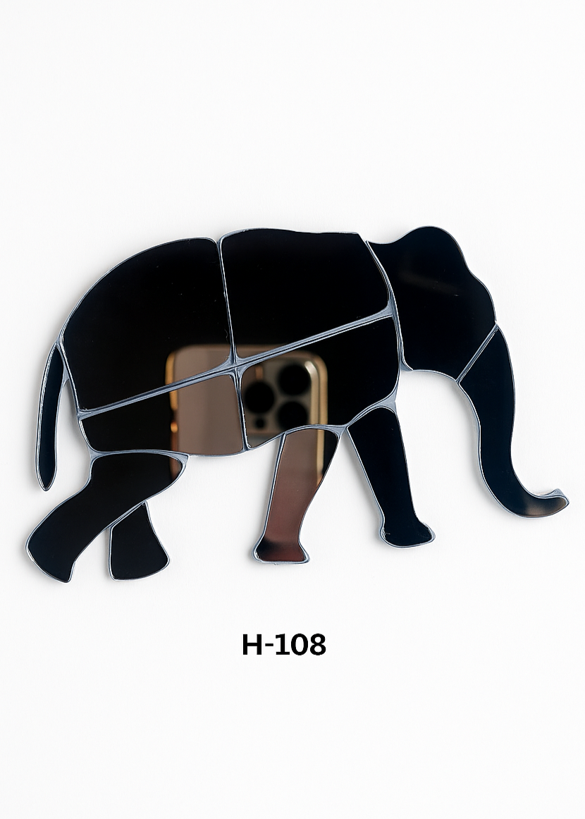 Fancy elephant shape mirror H-108
