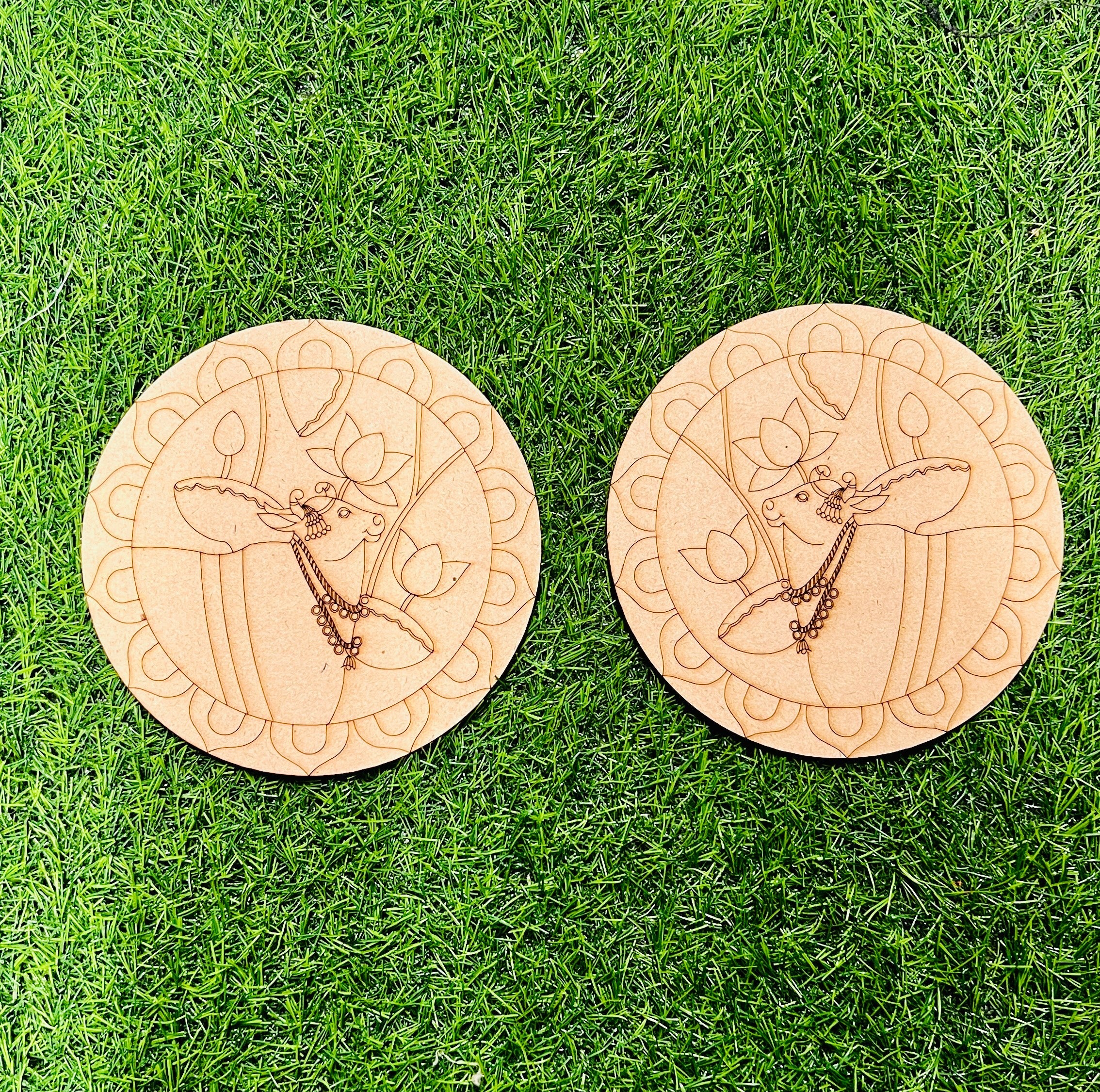MDF Premarked Round shape-215