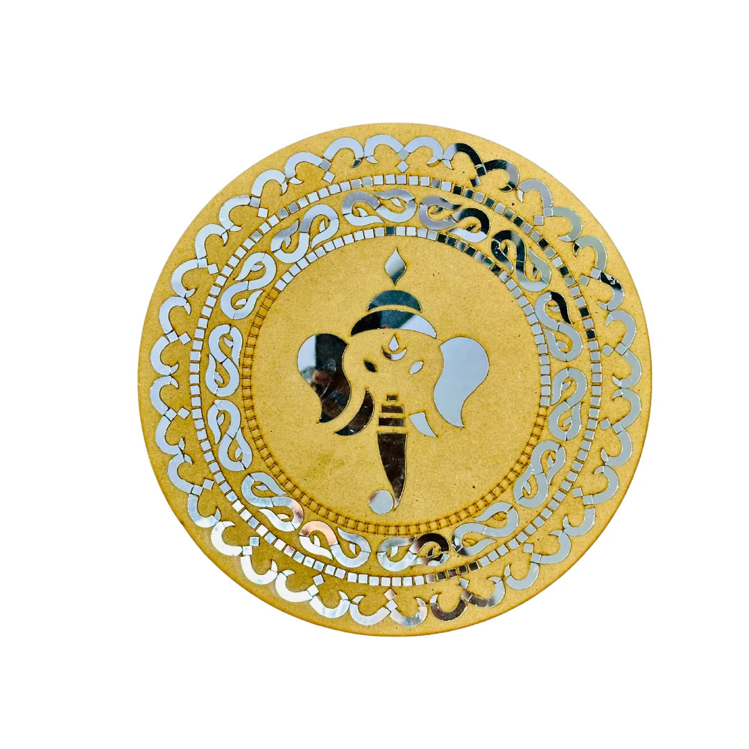 Decorative Premarked round mdf (with mirrors) - 496