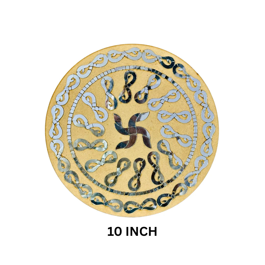 Decorative Premarked round mdf (with mirrors) - 497