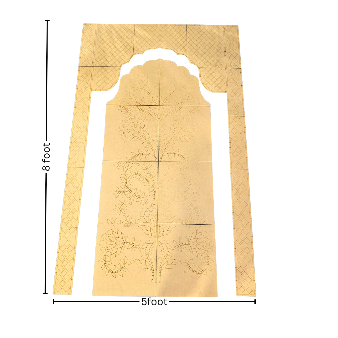 New Wall Decore Panel-1434(Mirror & stencile)
