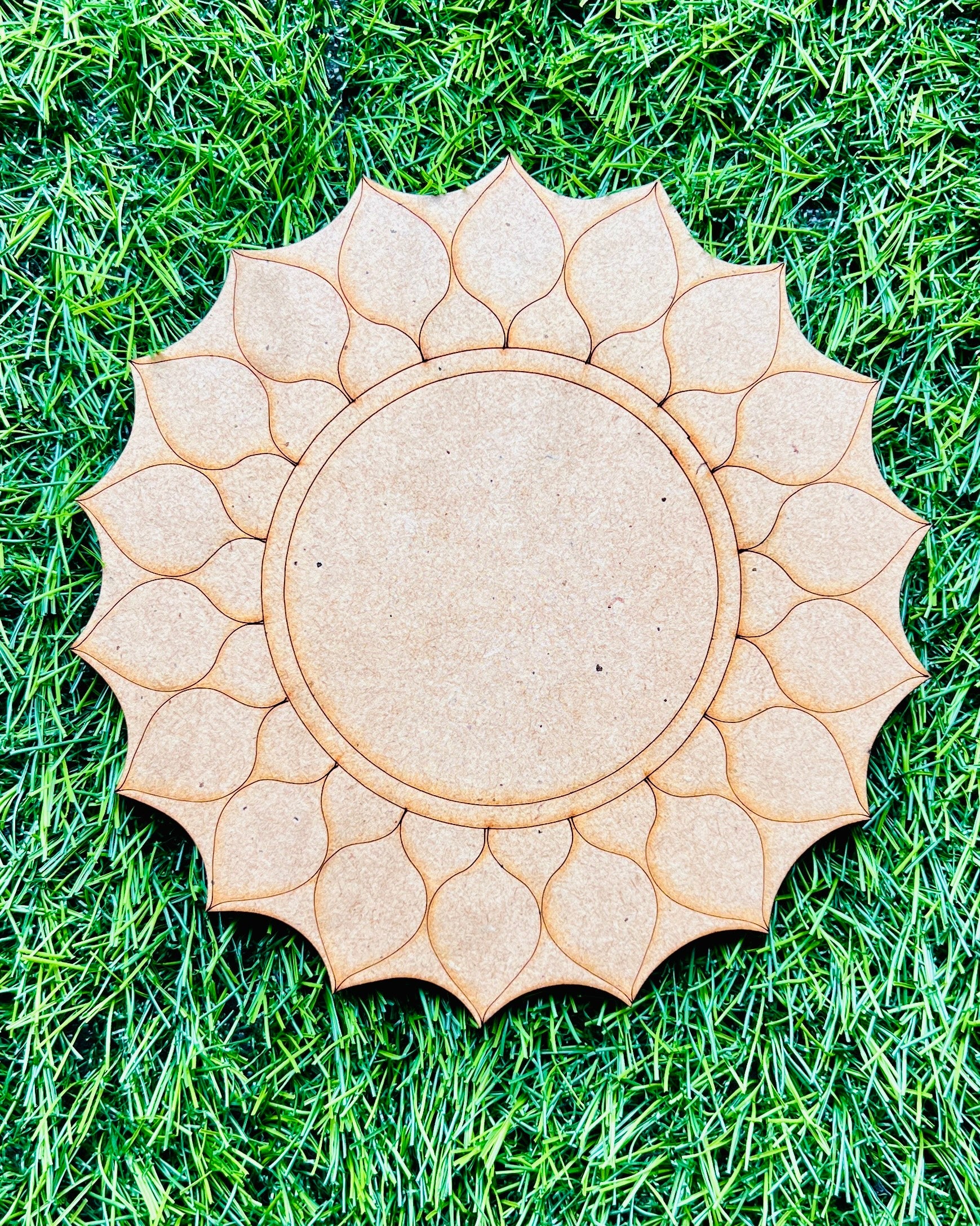 MDF Premarked Rangoli shape-349