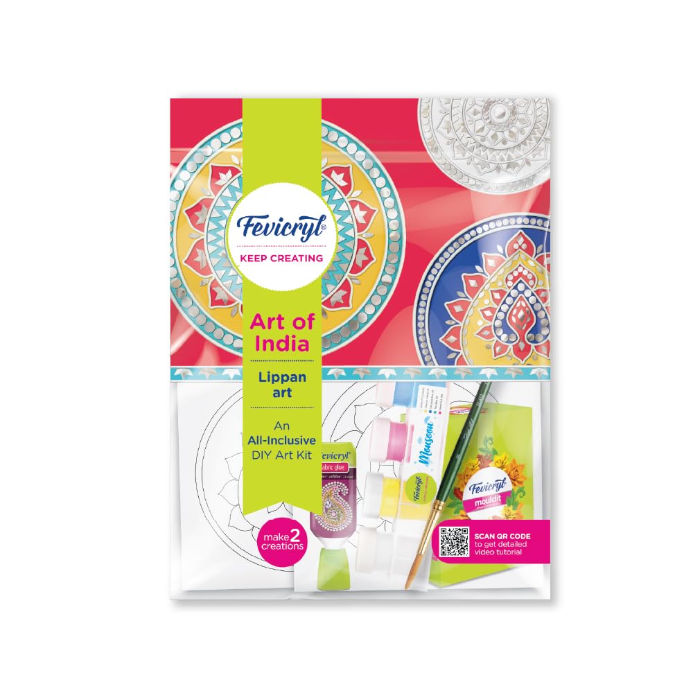 Fevicryl Art of India Lippan kit (1)