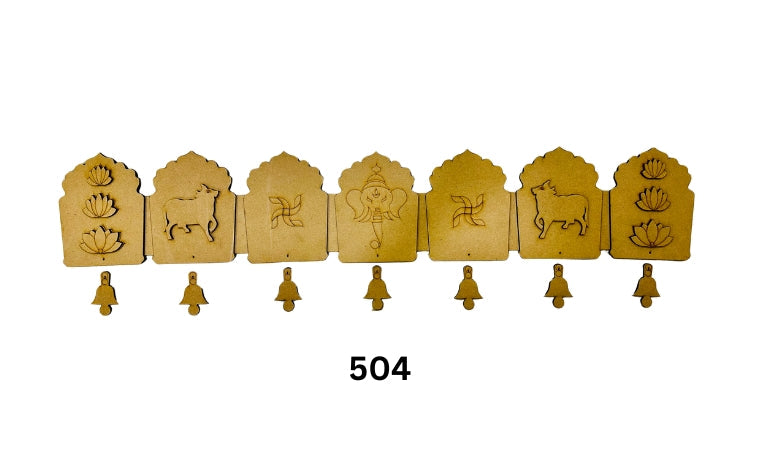 Mdf Toran for decoration with mirror-504