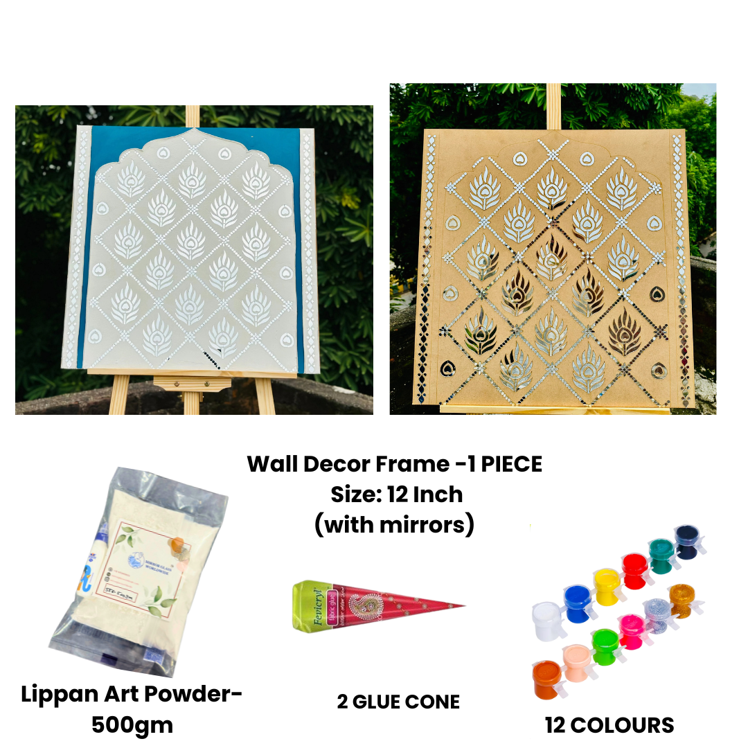 Wall Decor Frame (with mirrors)-518 Mosaic kit-1631
