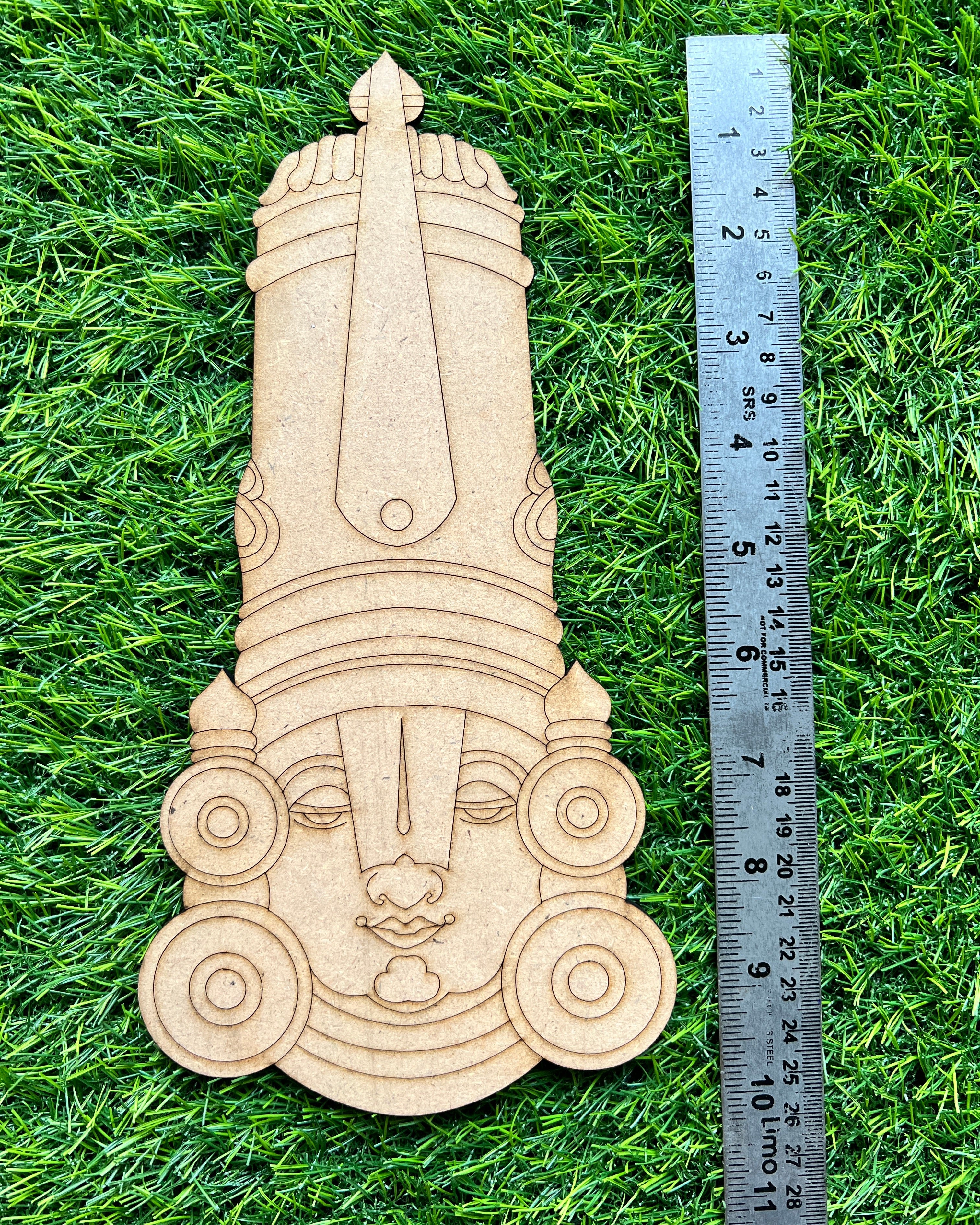 MDF Premarked venkateswara swamy cutout-144