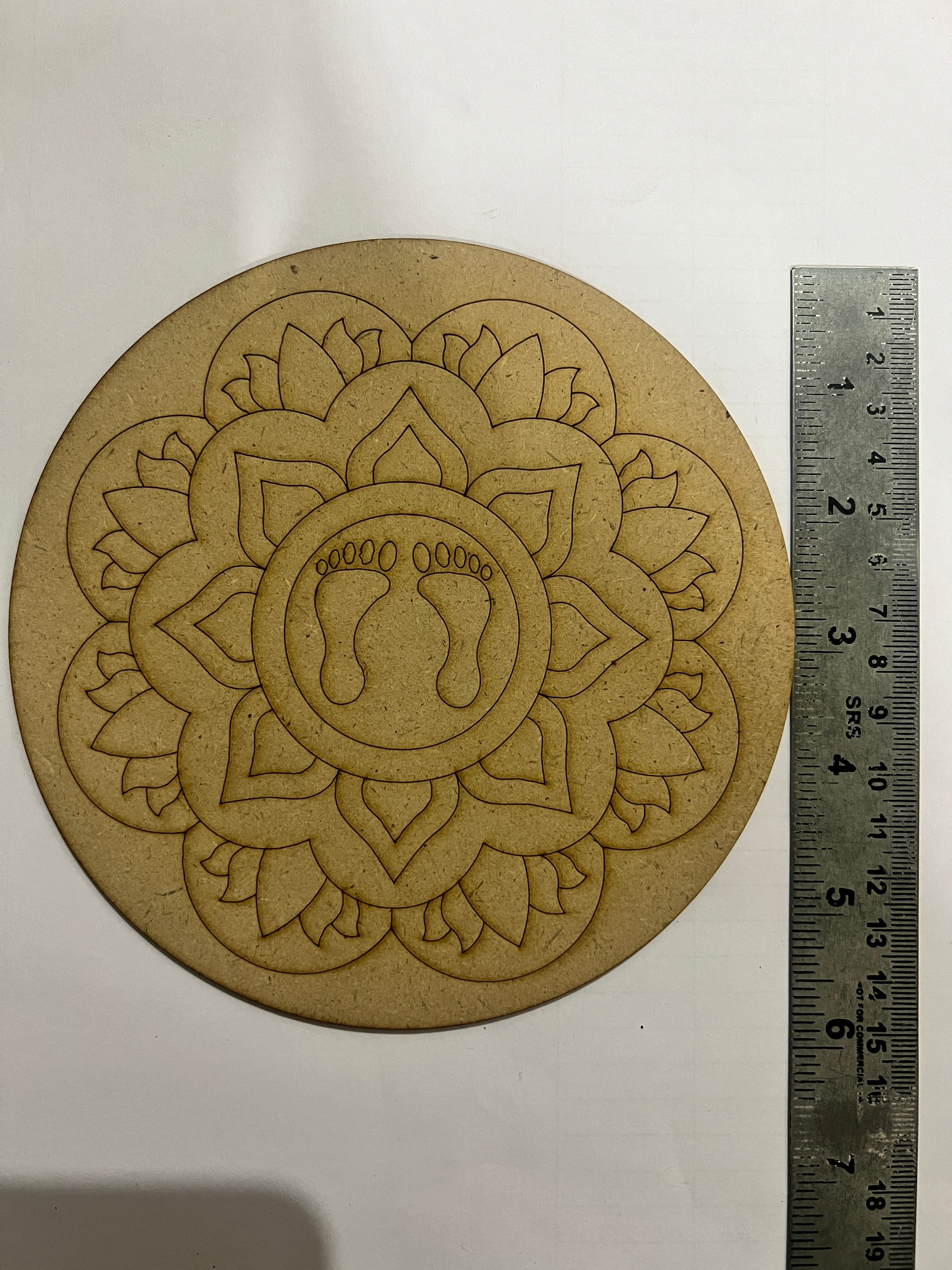 Premarked Rangoli shape MDF-162