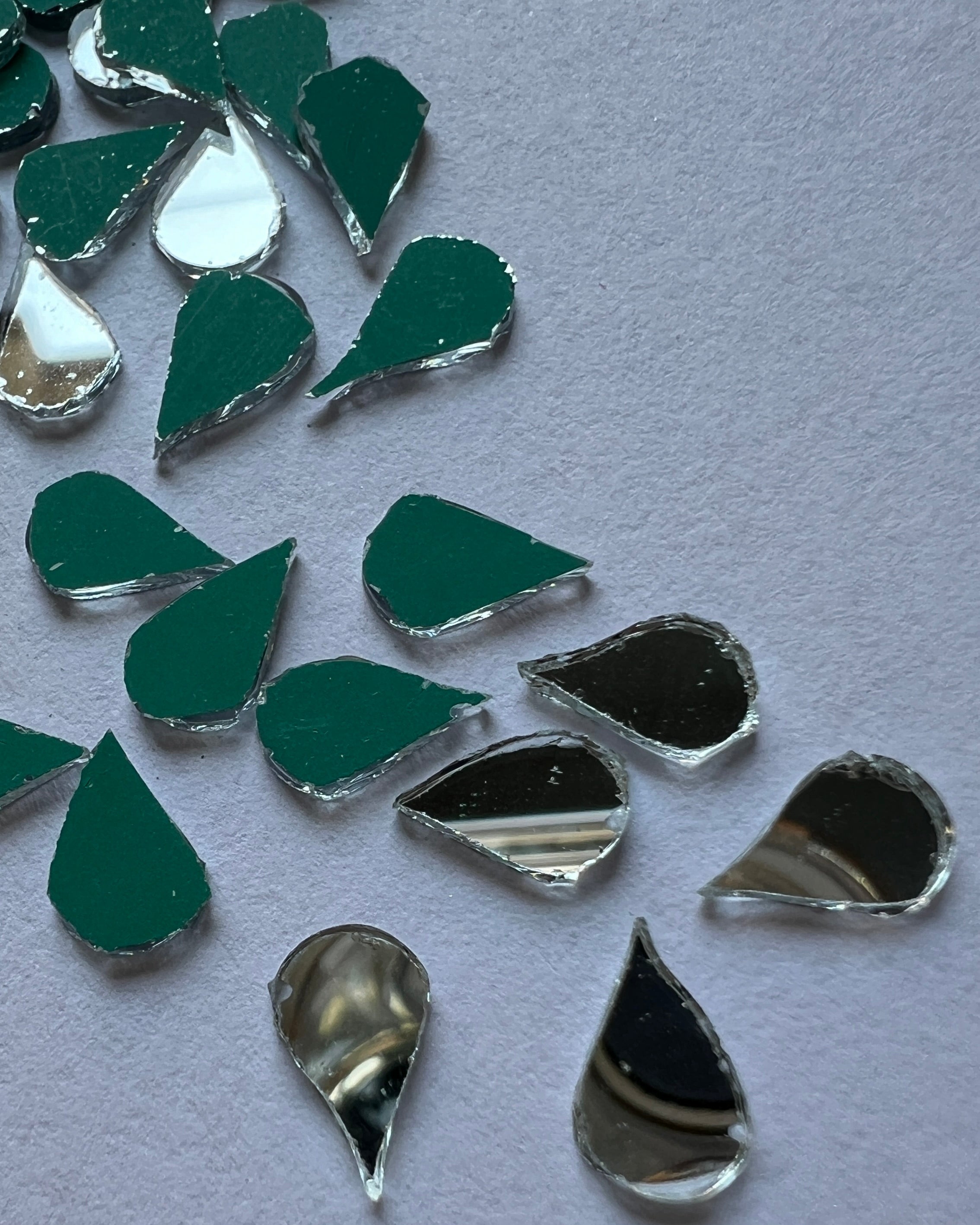Almond shape mirror All